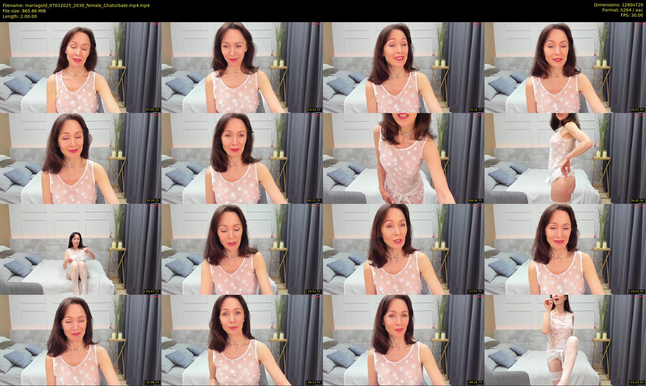 mariagold — 120 minute Chaturbate female cam show recording, 720p, Mar 7, 2025