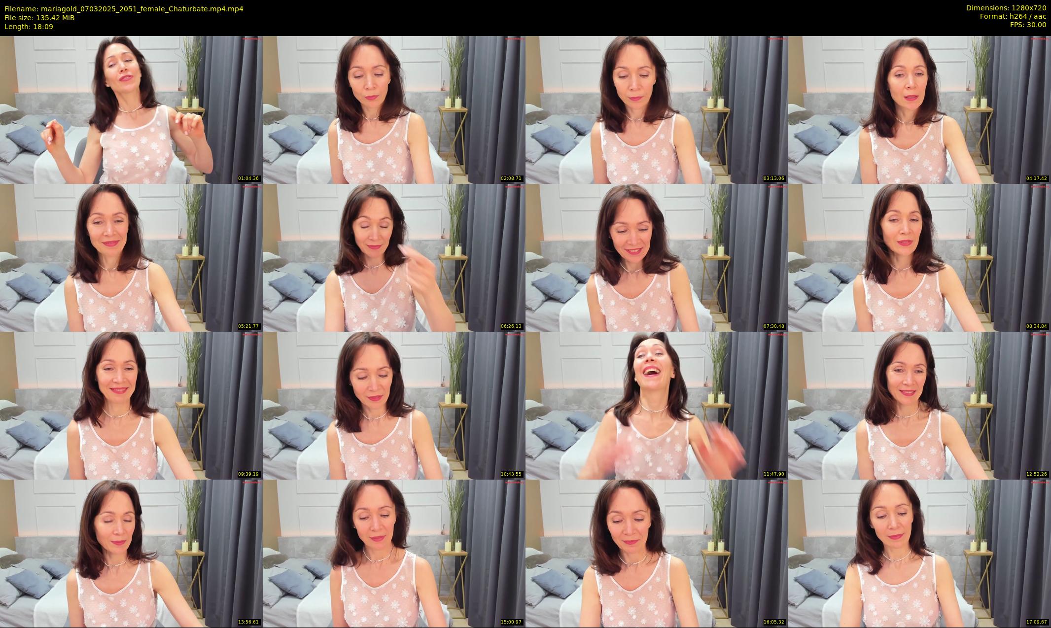 mariagold — 19 minute Chaturbate female cam show recording, 720p, Mar 7, 2025