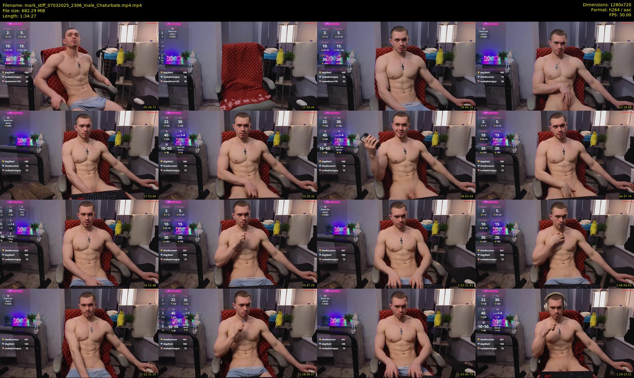 mark_stiff — 95 minute Chaturbate male cam show recording, 720p, Mar 7, 2025
