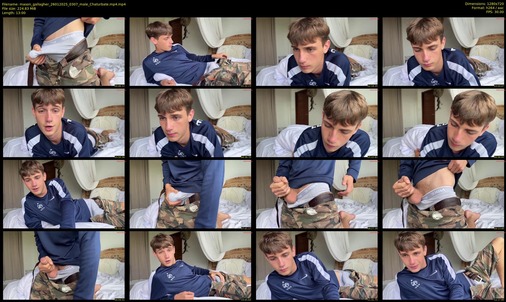 mason_gallagher — 13 minute Chaturbate male cam show recording, 720p, Jan 26, 2025