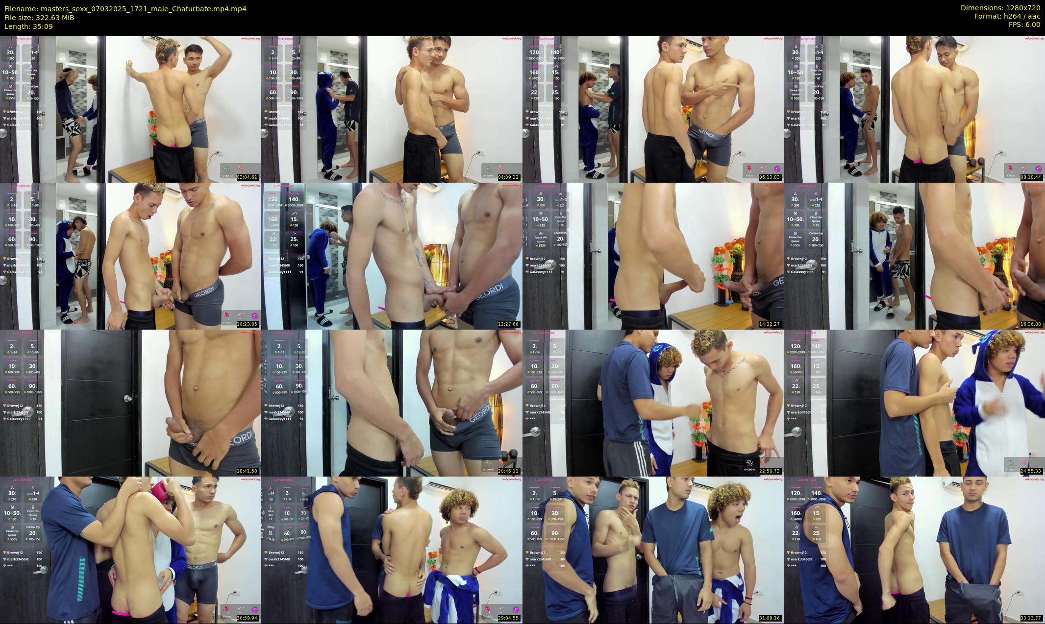 masters_sexx — 36 minute Chaturbate male cam show recording, 720p, Mar 7, 2025