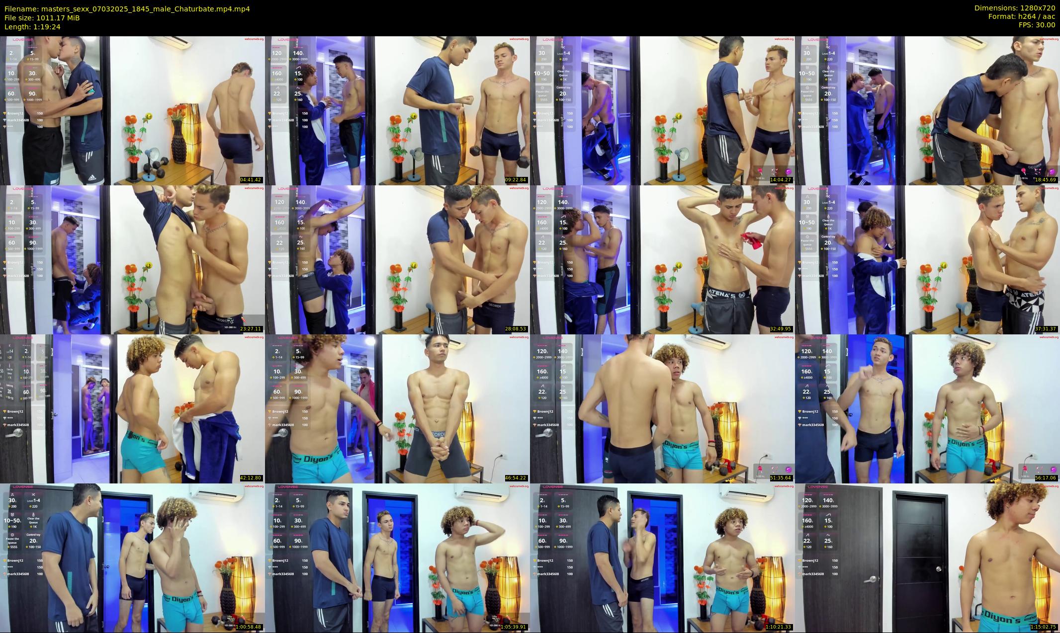 masters_sexx — 80 minute Chaturbate male cam show recording, 720p, Mar 7, 2025