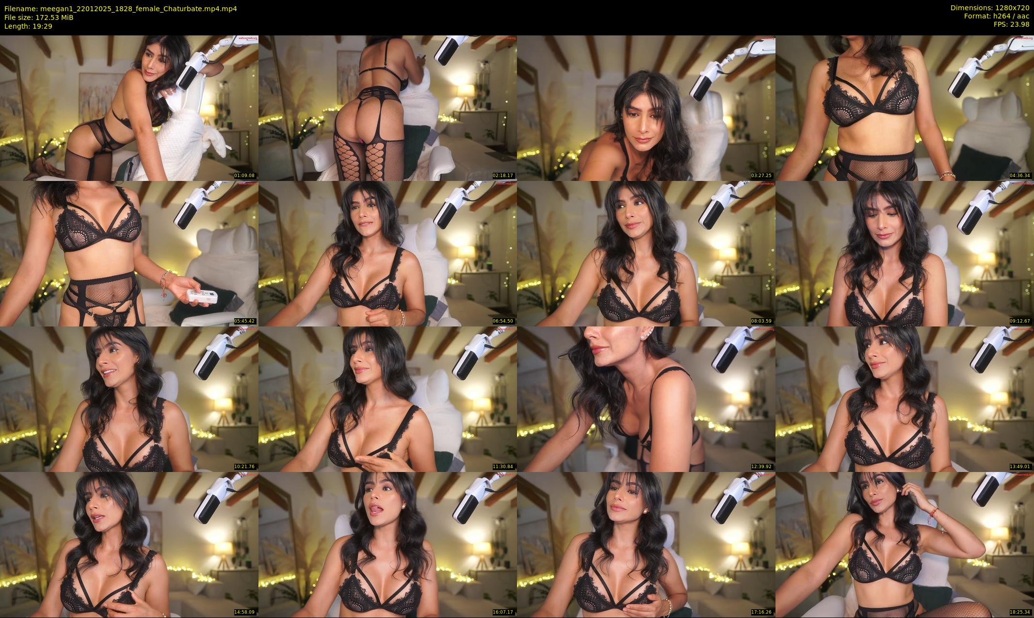 meegan1 — 20 minute Chaturbate female cam show recording, 720p, Jan 22, 2025