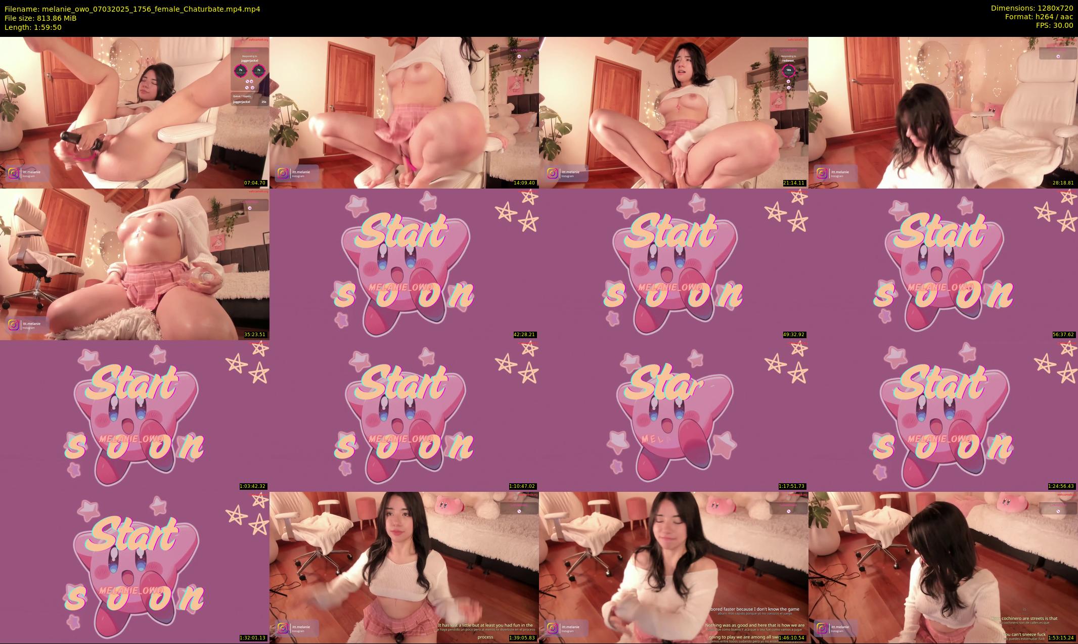 melanie_owo — 120 minute Chaturbate female cam show recording, 720p, Mar 7, 2025