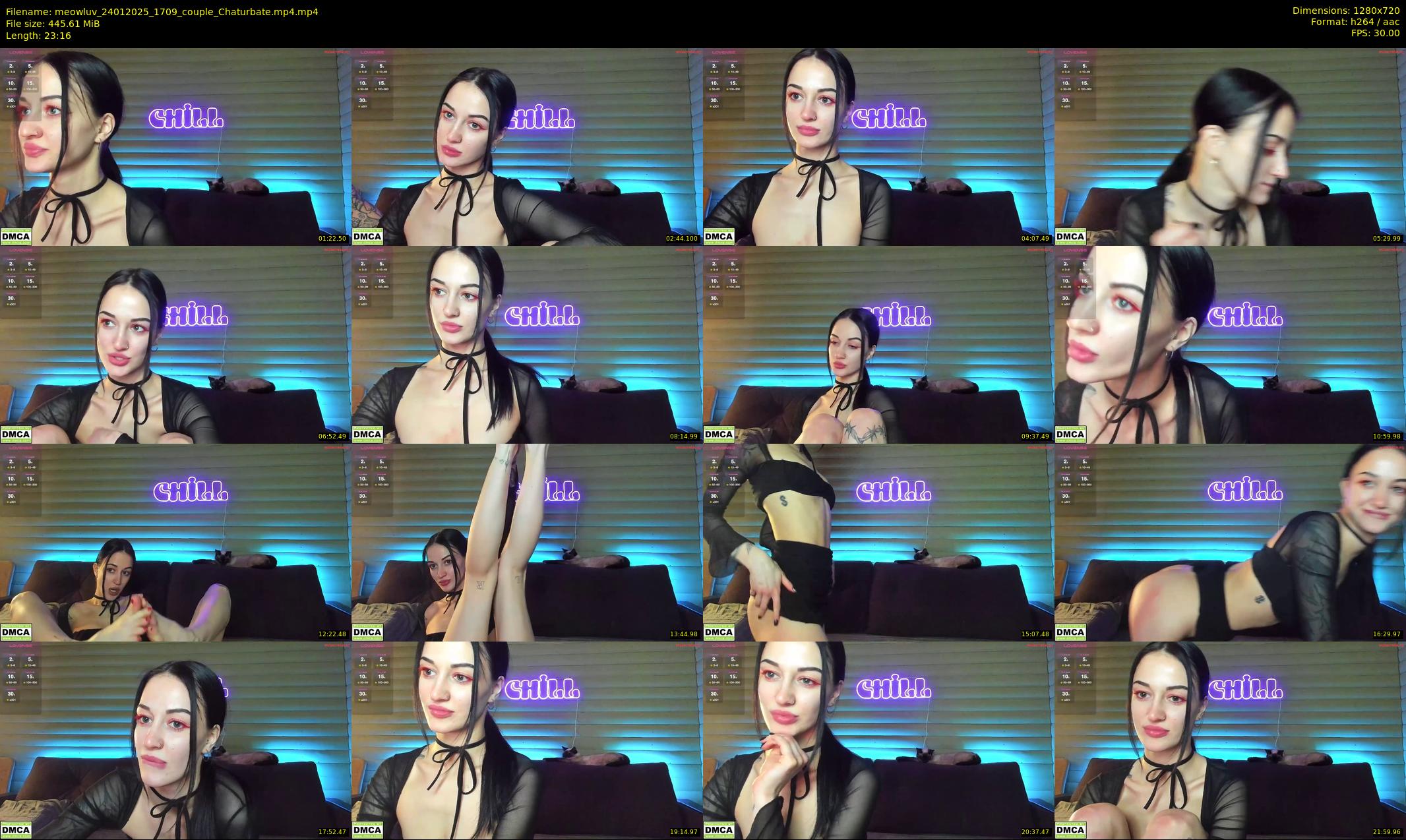 meowluv — 24 minute Chaturbate couple cam show recording, 720p, Jan 24, 2025
