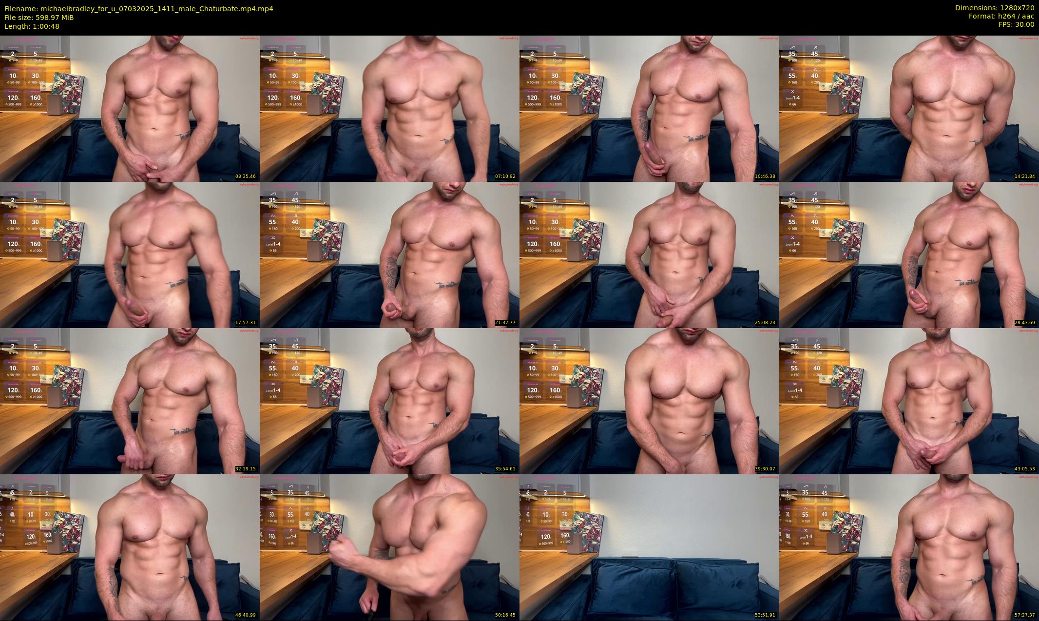michaelbradley_for_u — 61 minute Chaturbate male cam show recording, 720p, Mar 7, 2025