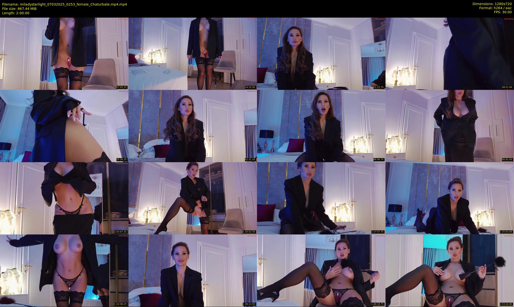 miladystarlight — 120 minute Chaturbate female cam show recording, 720p, Mar 7, 2025