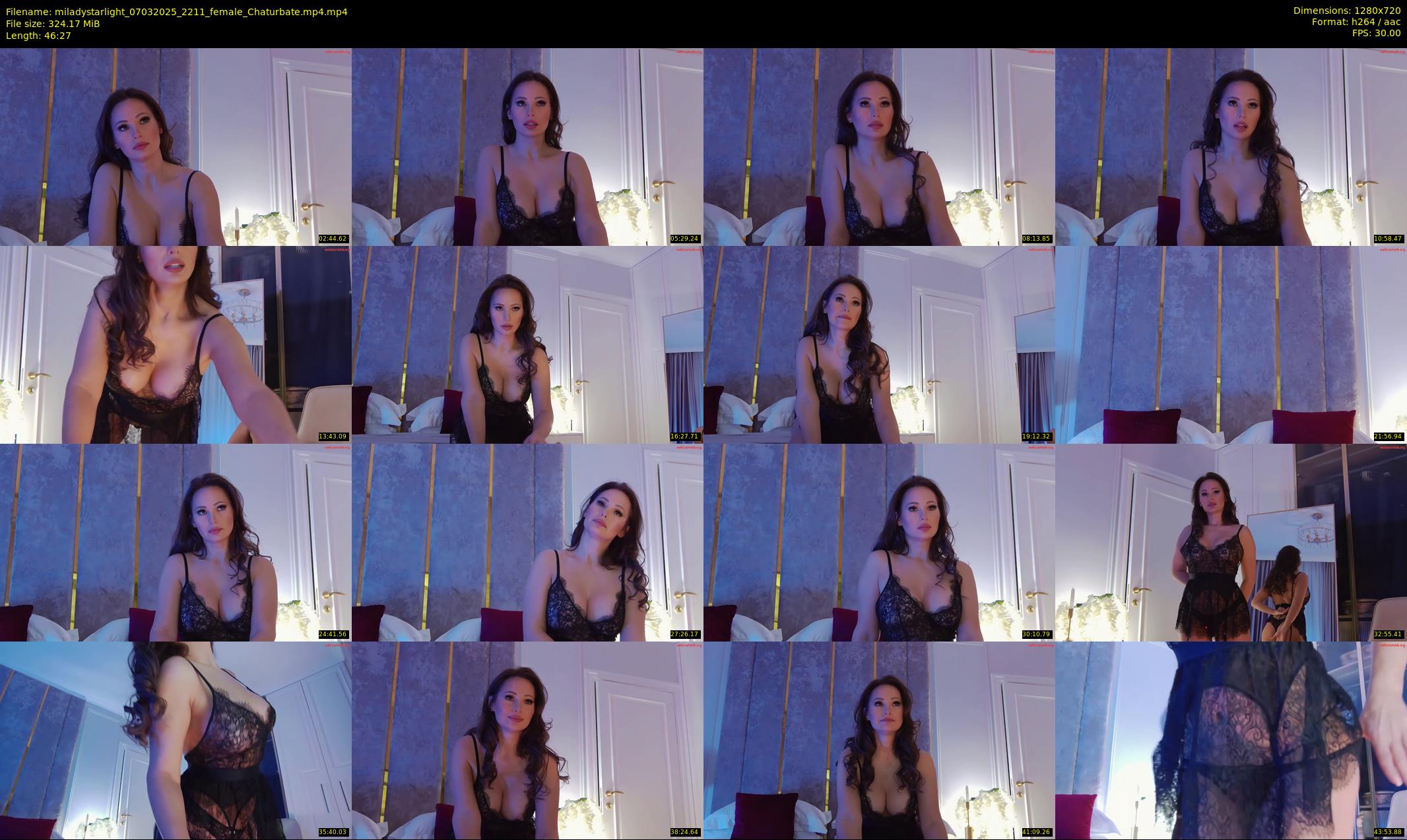 miladystarlight — 47 minute Chaturbate female cam show recording, 720p, Mar 7, 2025