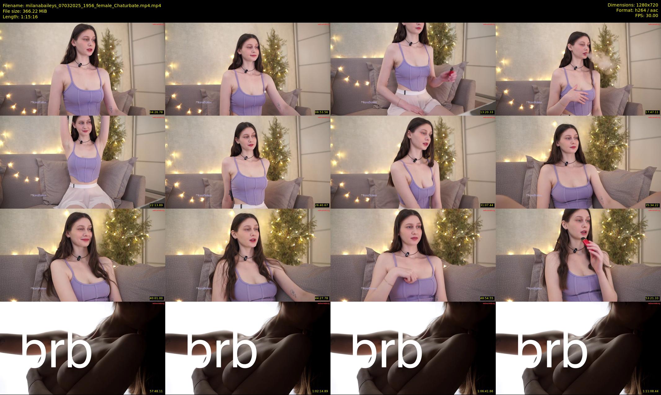 milanabaileys — 76 minute Chaturbate female cam show recording, 720p, Mar 7, 2025