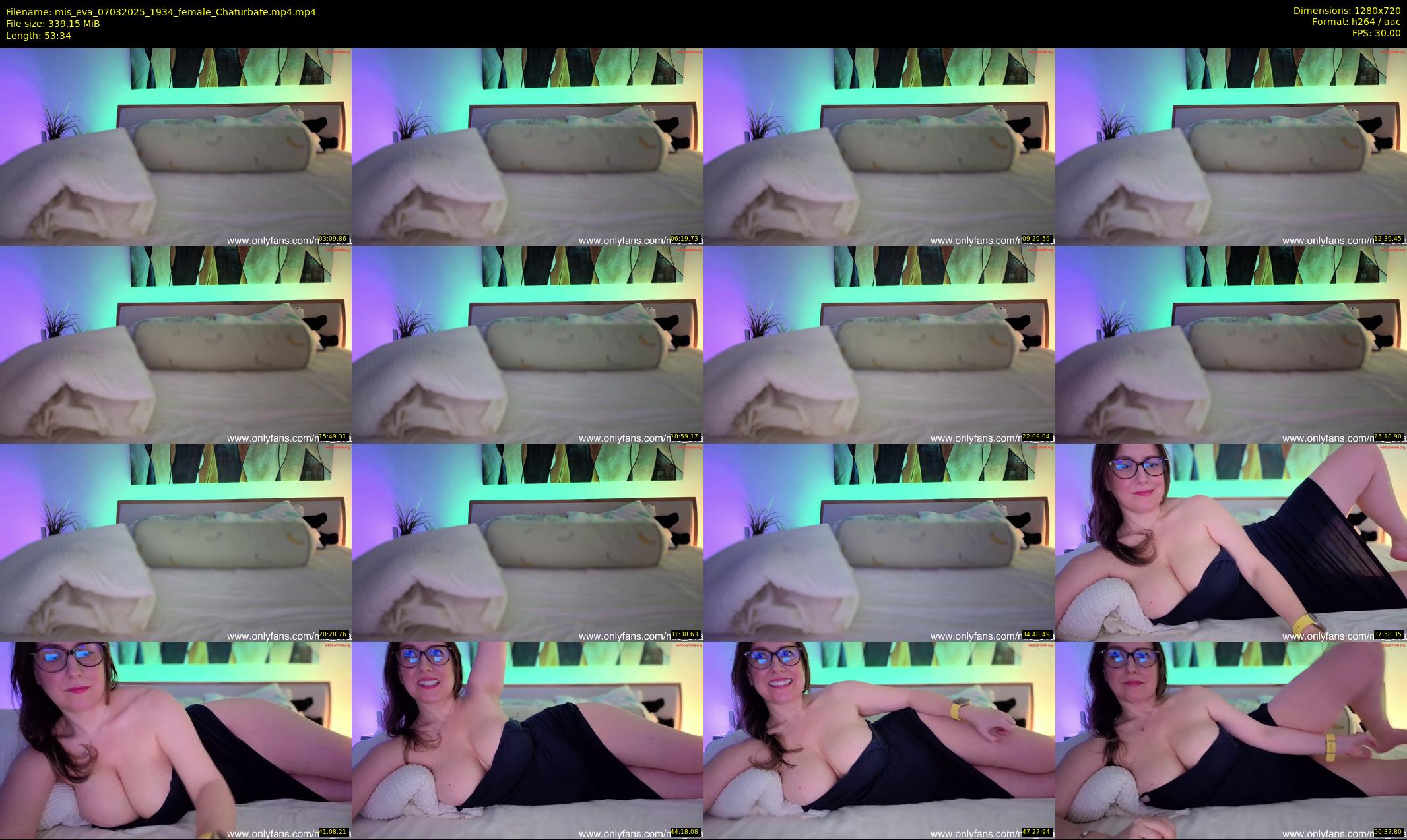 mis_eva — 54 minute Chaturbate female cam show recording, 720p, Mar 7, 2025
