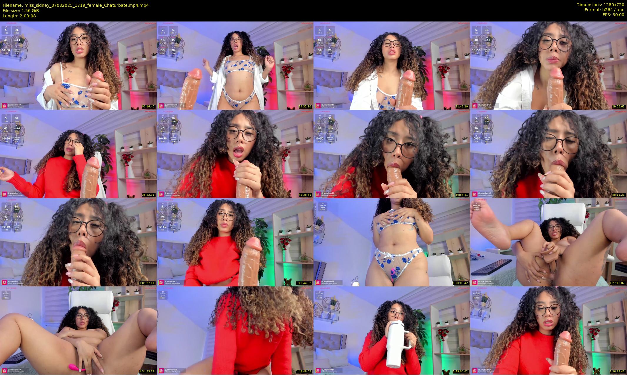 miss_sidney — 124 minute Chaturbate female cam show recording, 720p, Mar 7, 2025