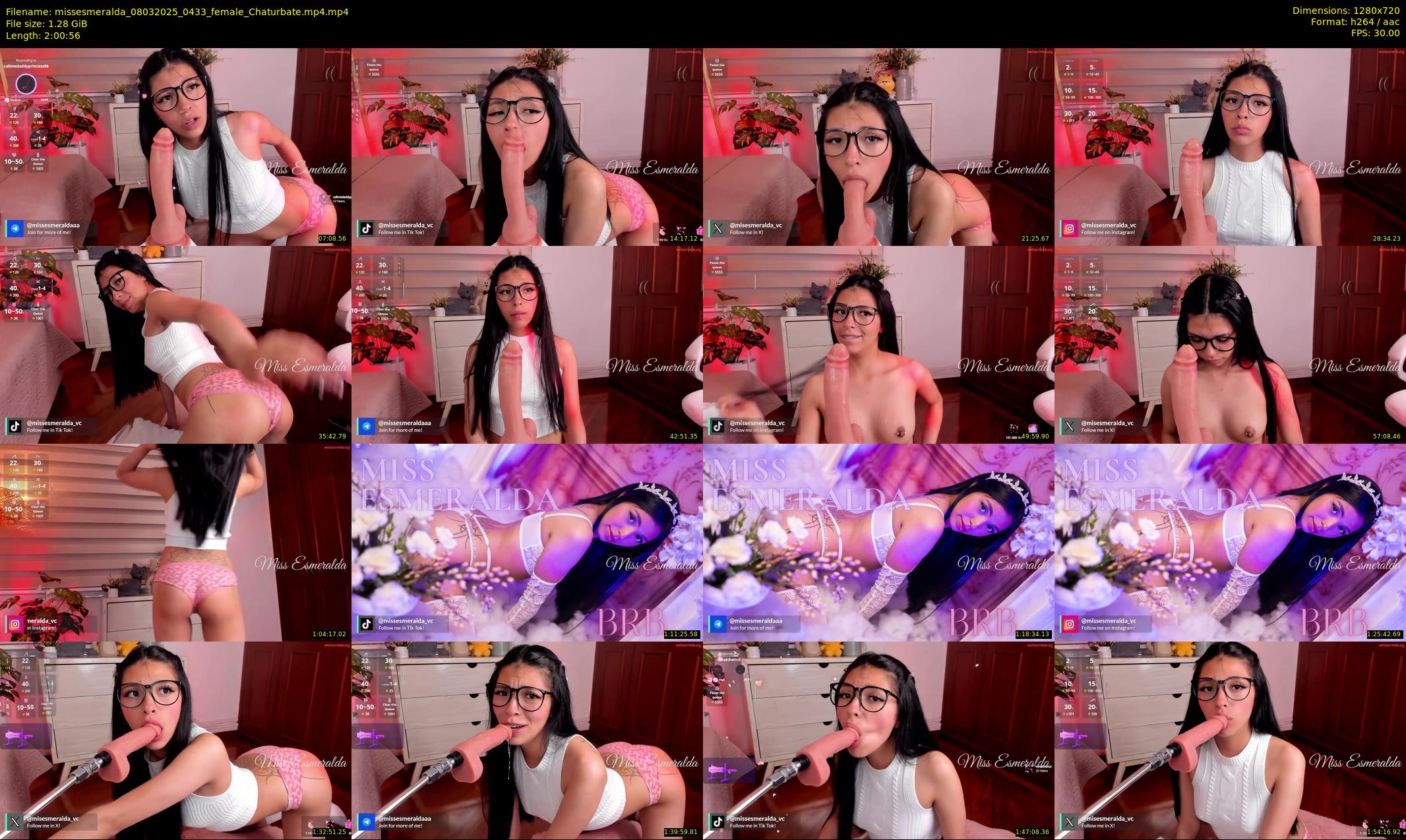 missesmeralda — 121 minute Chaturbate female cam show recording, 720p, Mar 8, 2025