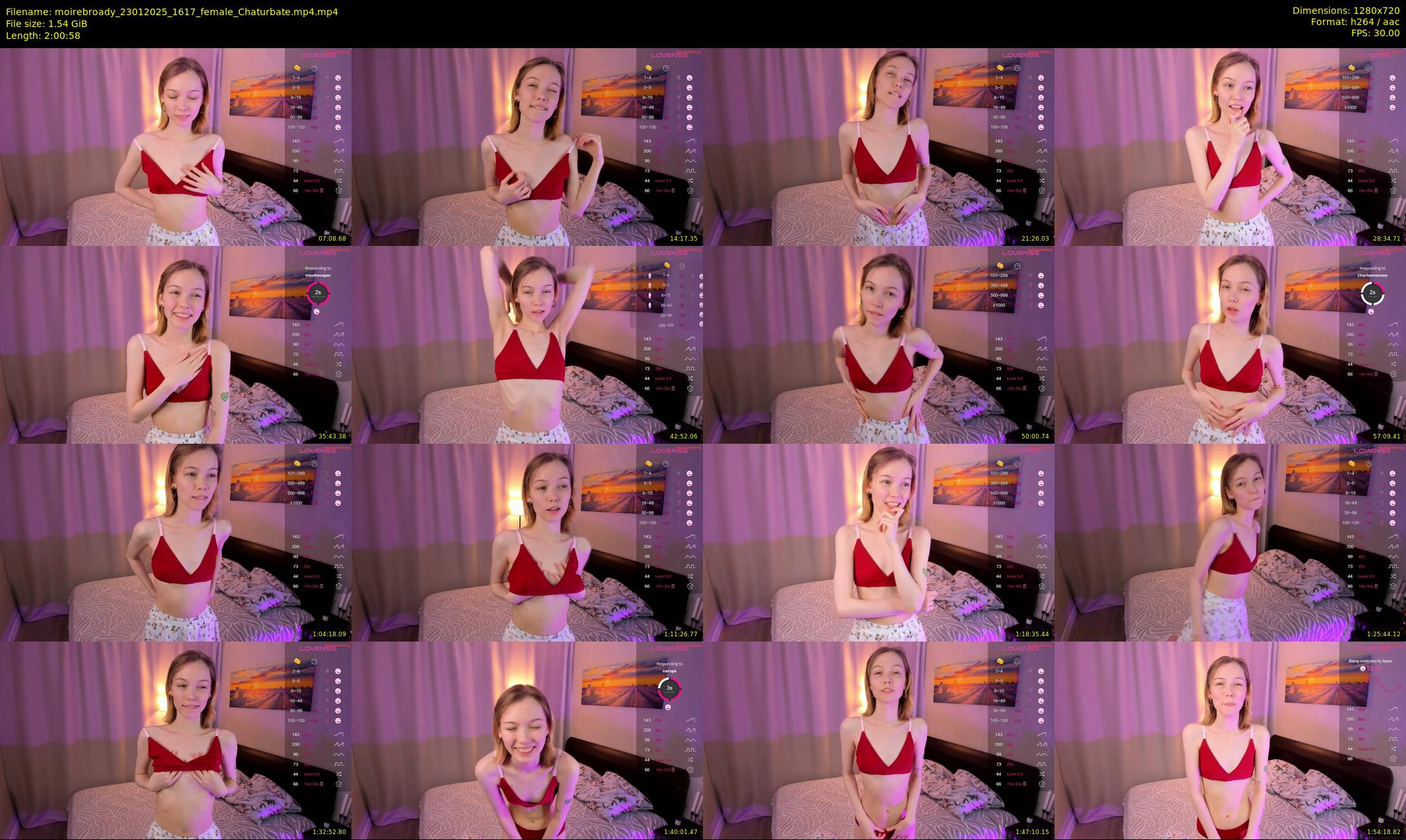 moirebroady — 121 minute Chaturbate female cam show recording, 720p, Jan 23, 2025