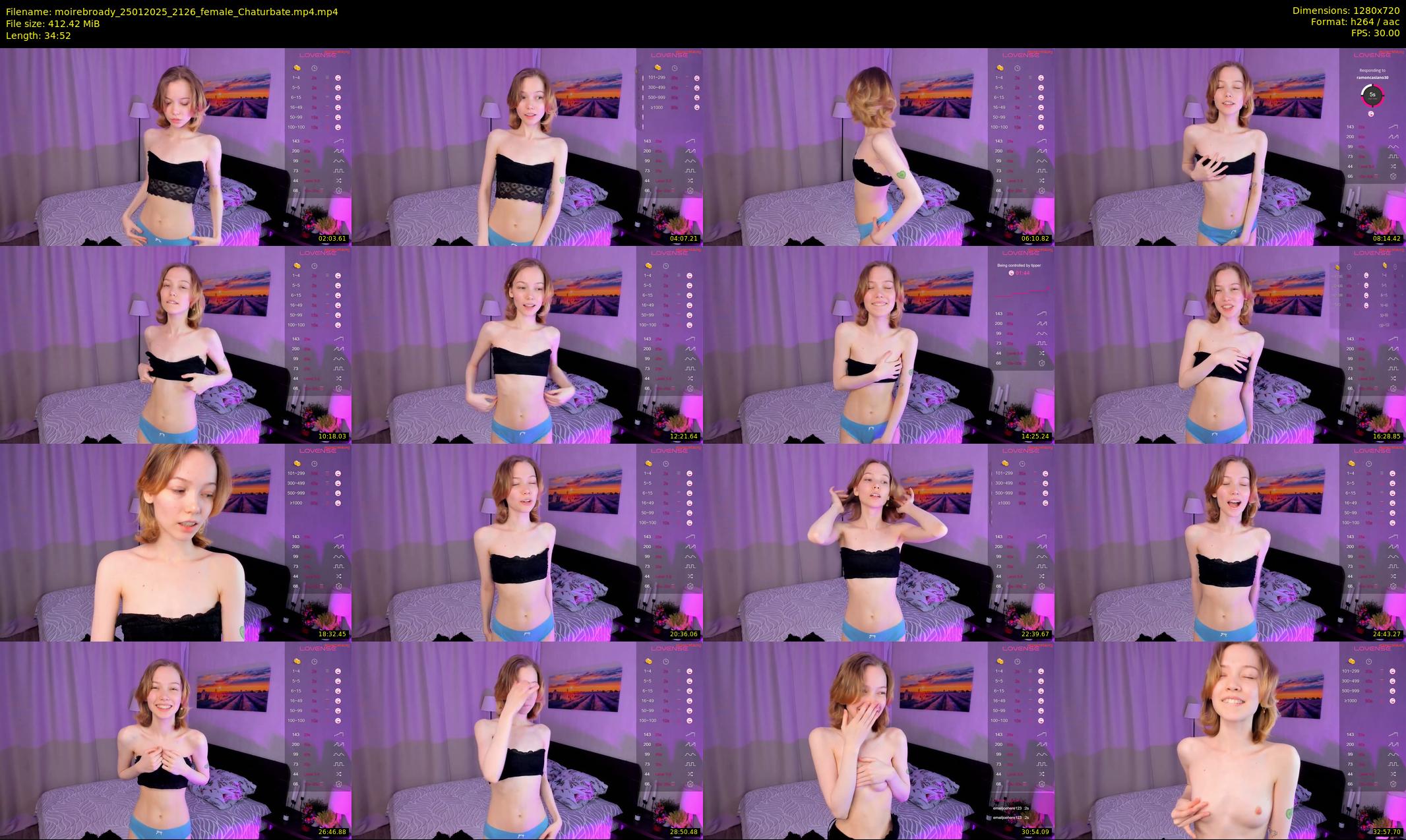 moirebroady — 35 minute Chaturbate female cam show recording, 720p, Jan 25, 2025