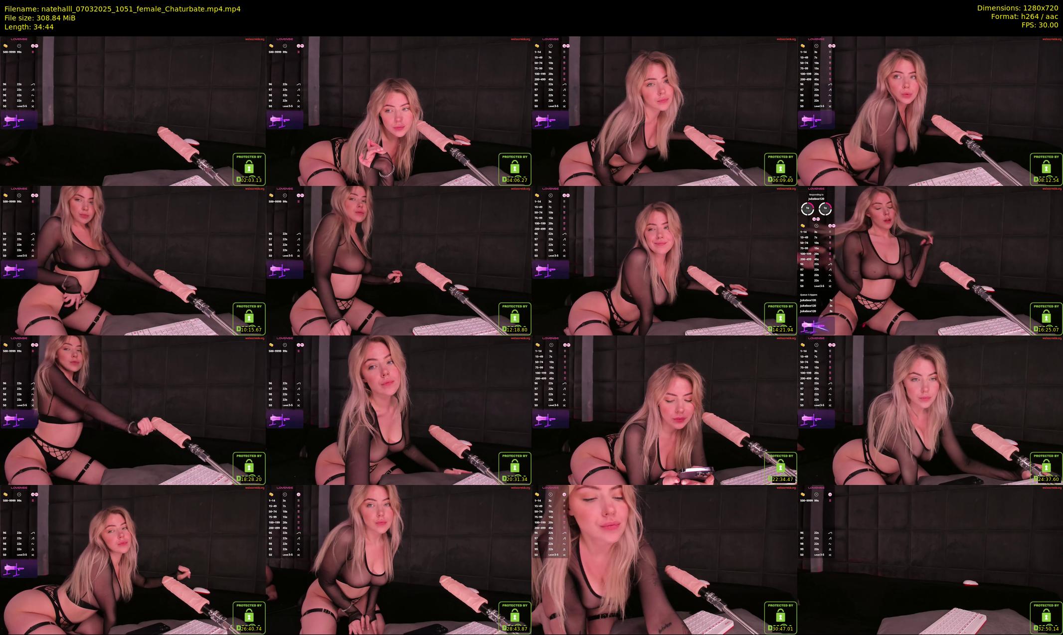 natehalll — 35 minute Chaturbate female cam show recording, 720p, Mar 7, 2025