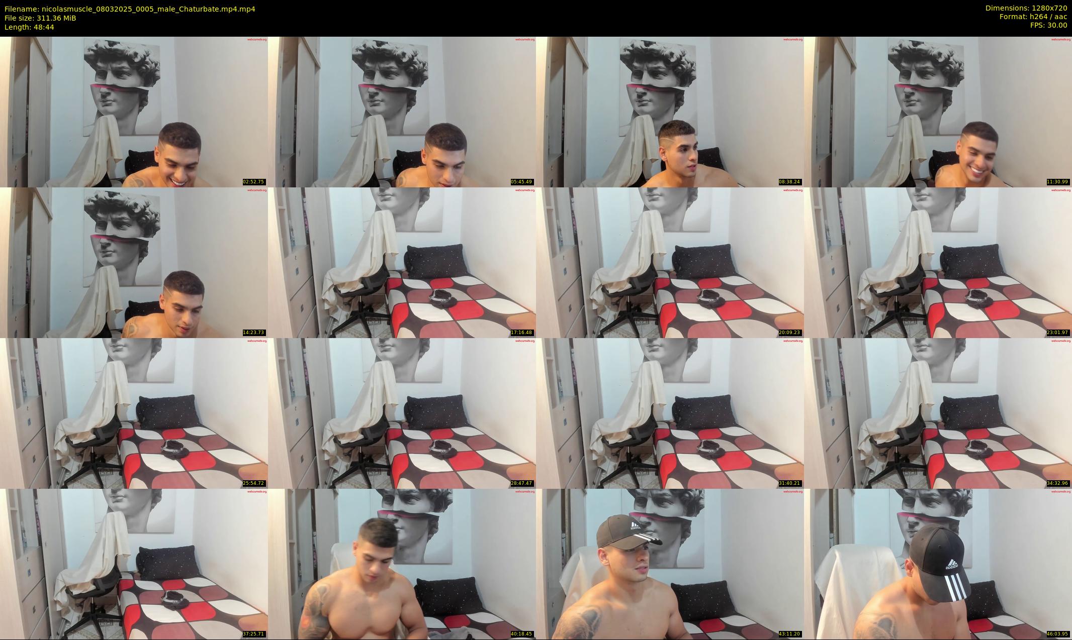 nicolasmuscle — 49 minute Chaturbate male cam show recording, 720p, Mar 8, 2025