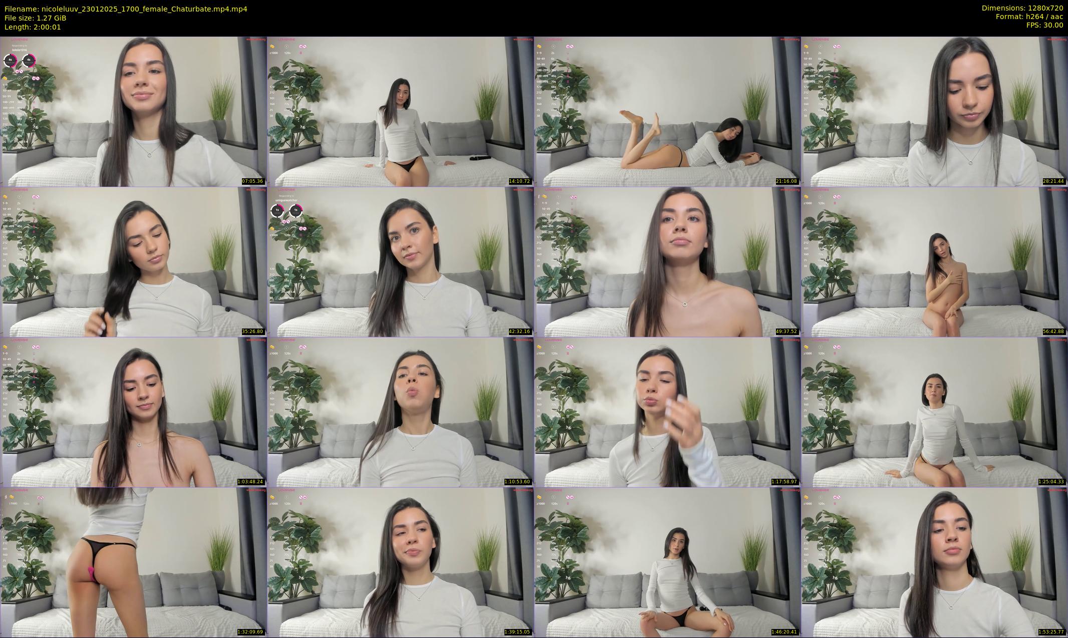 nicoleluuv — 121 minute Chaturbate female cam show recording, 720p, Jan 23, 2025