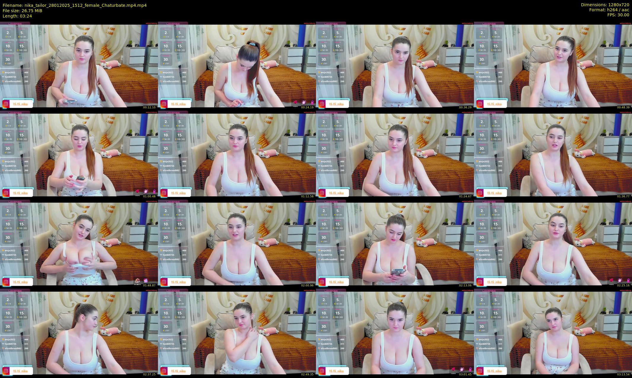 nika_tailor — 4 minute Chaturbate female cam show recording, 720p, Jan 28, 2025
