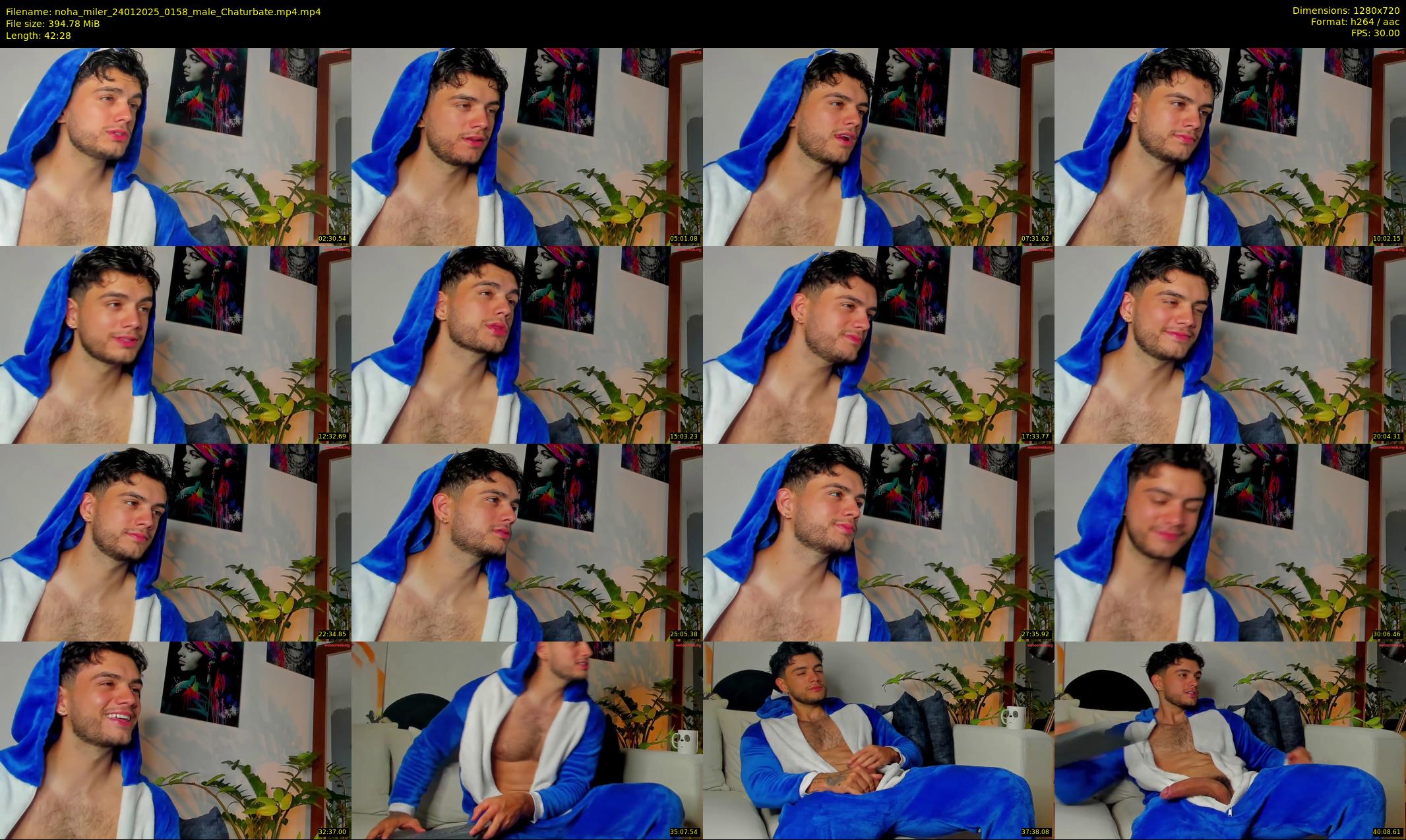noha_miler — 43 minute Chaturbate male cam show recording, 720p, Jan 24, 2025