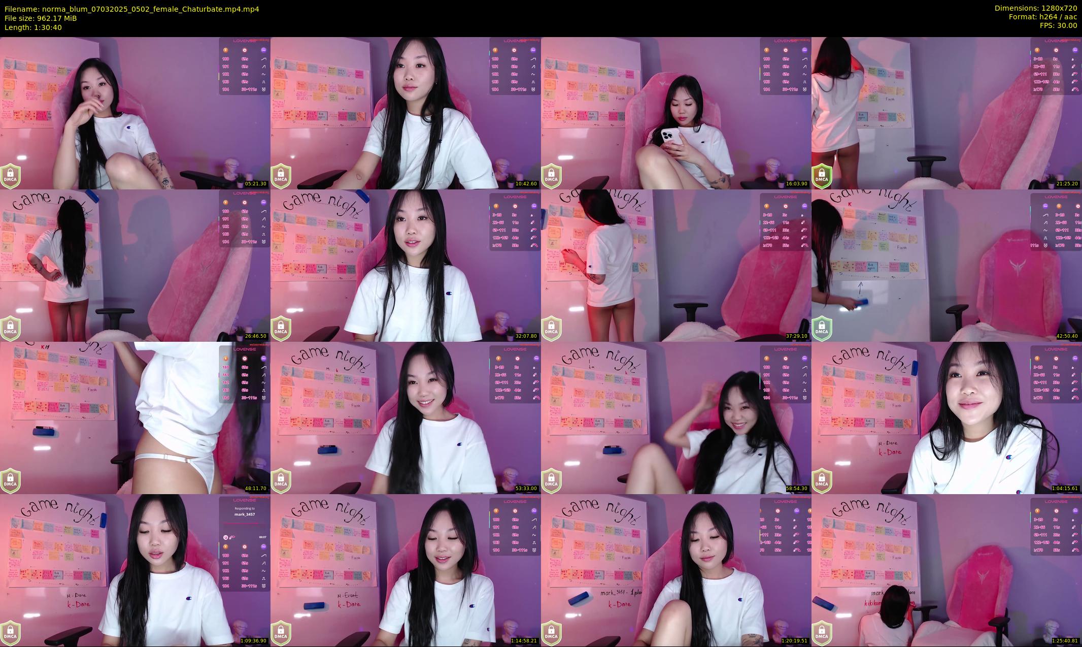 norma_blum — 91 minute Chaturbate female cam show recording, 720p, Mar 7, 2025