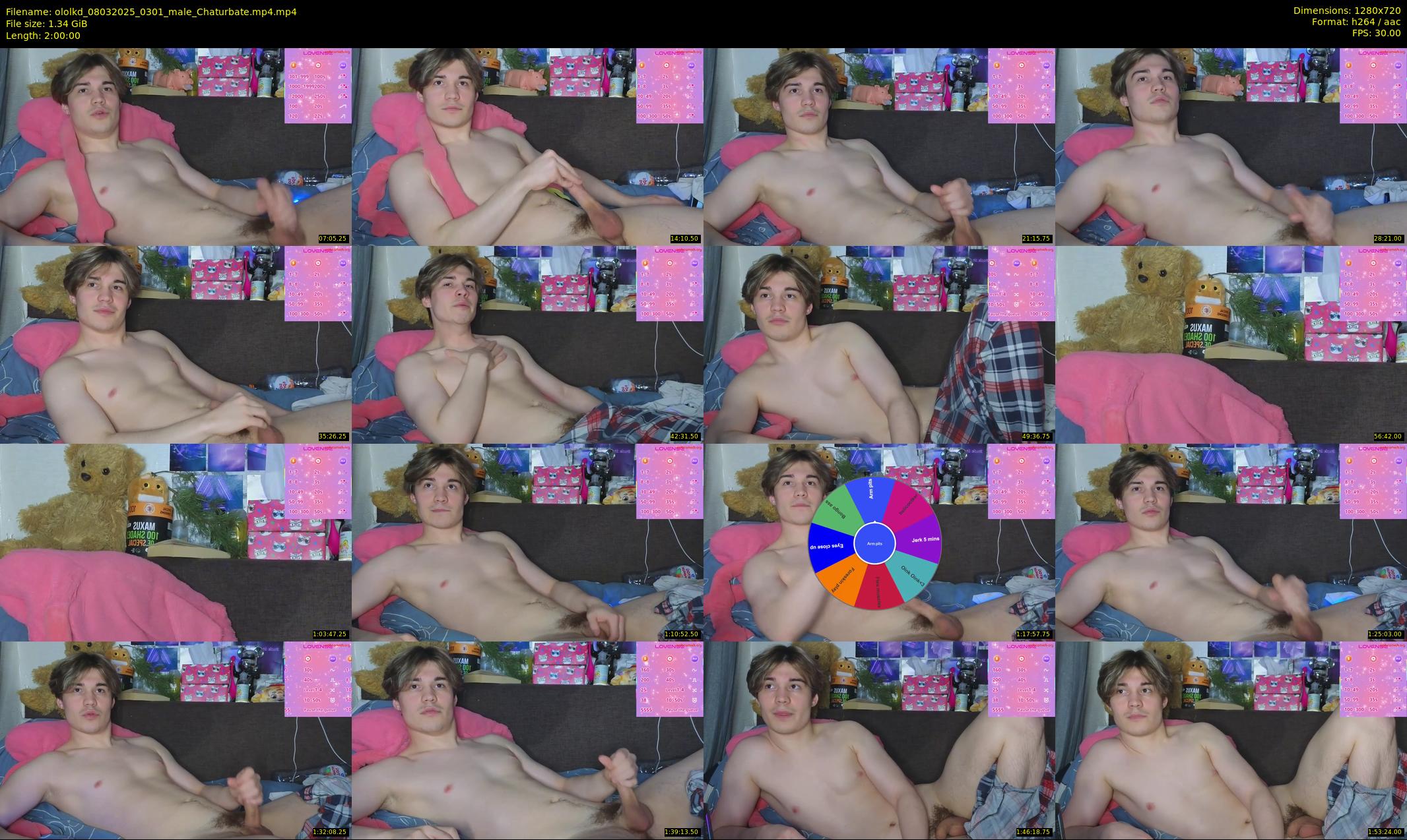 ololkd — 120 minute Chaturbate male cam show recording, 720p, Mar 8, 2025