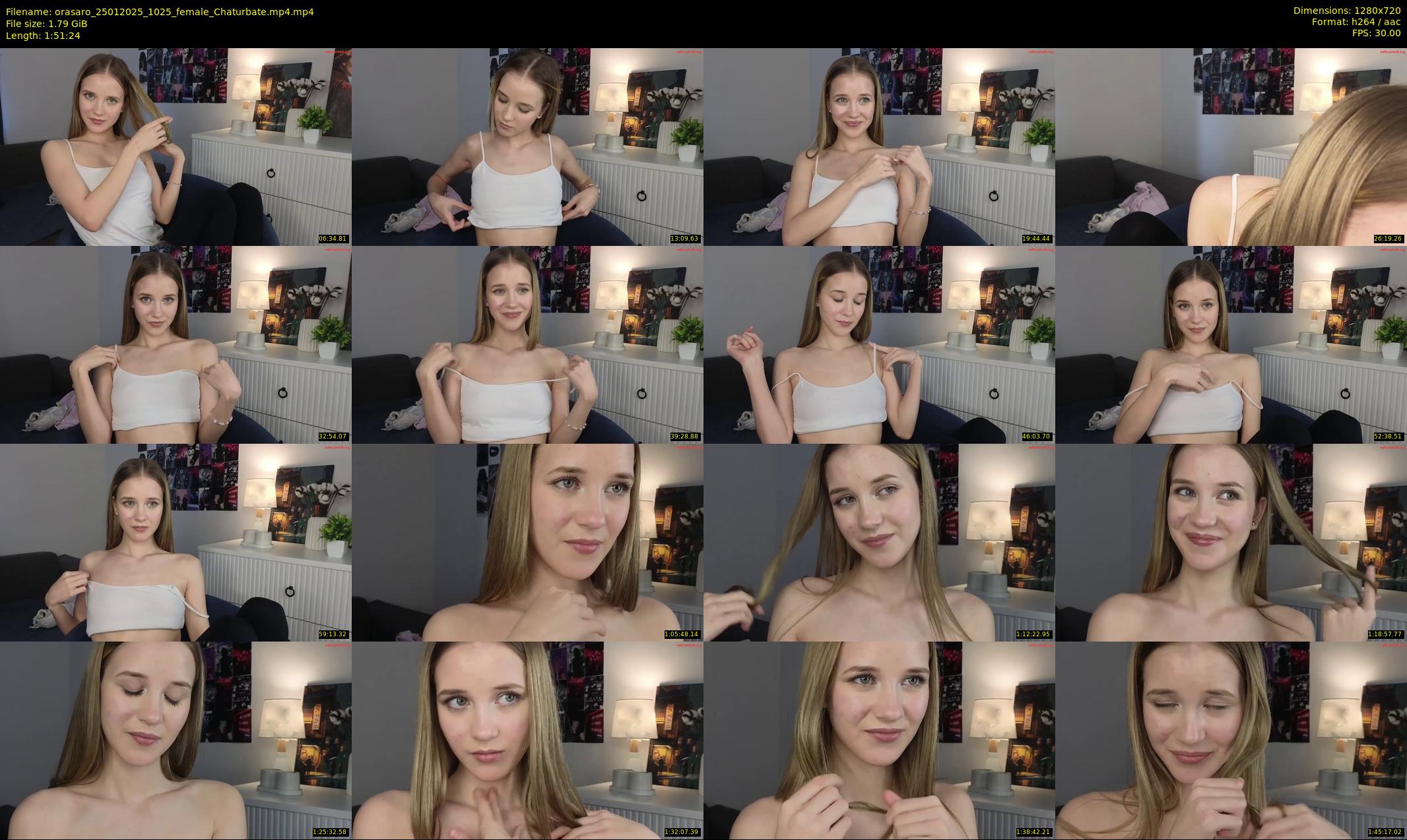 orasaro — 112 minute Chaturbate female cam show recording, 720p, Jan 25, 2025