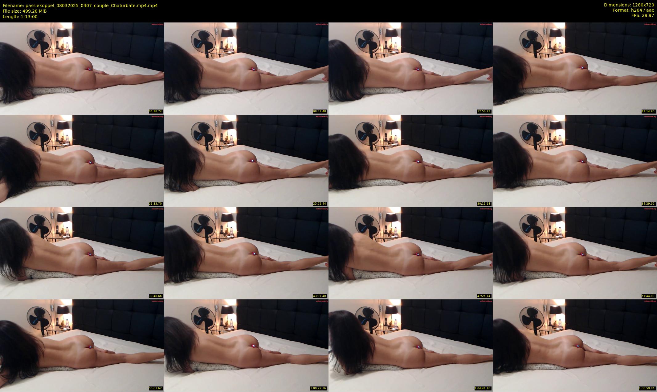 passiekoppel — 73 minute Chaturbate couple cam show recording, 720p, Mar 8, 2025
