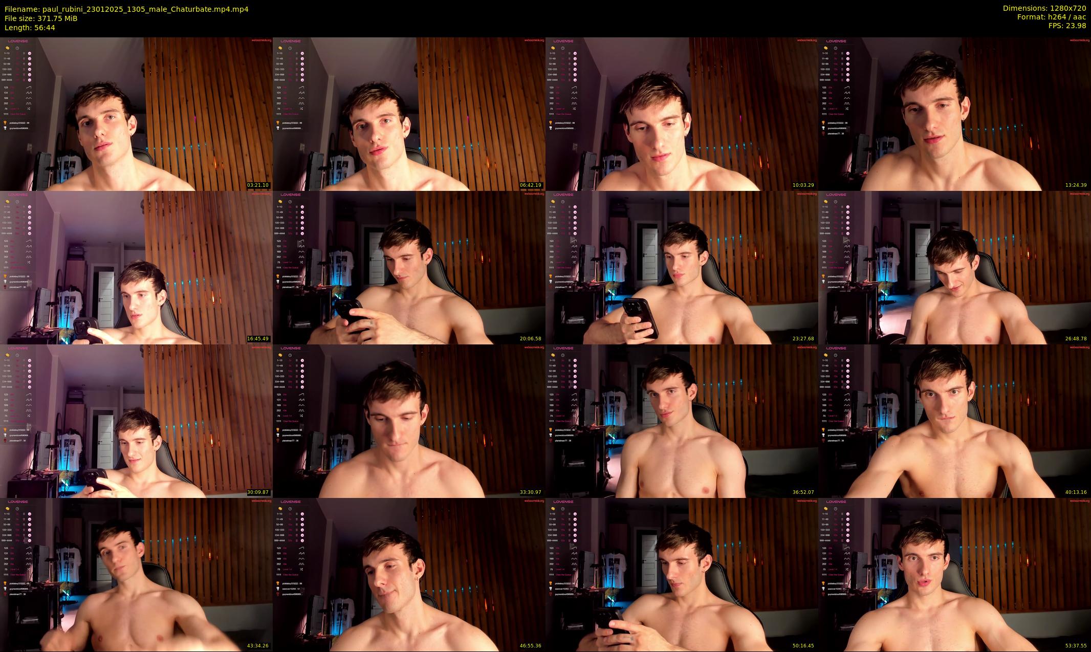 paul_rubini — 57 minute Chaturbate male cam show recording, 720p, Jan 23, 2025
