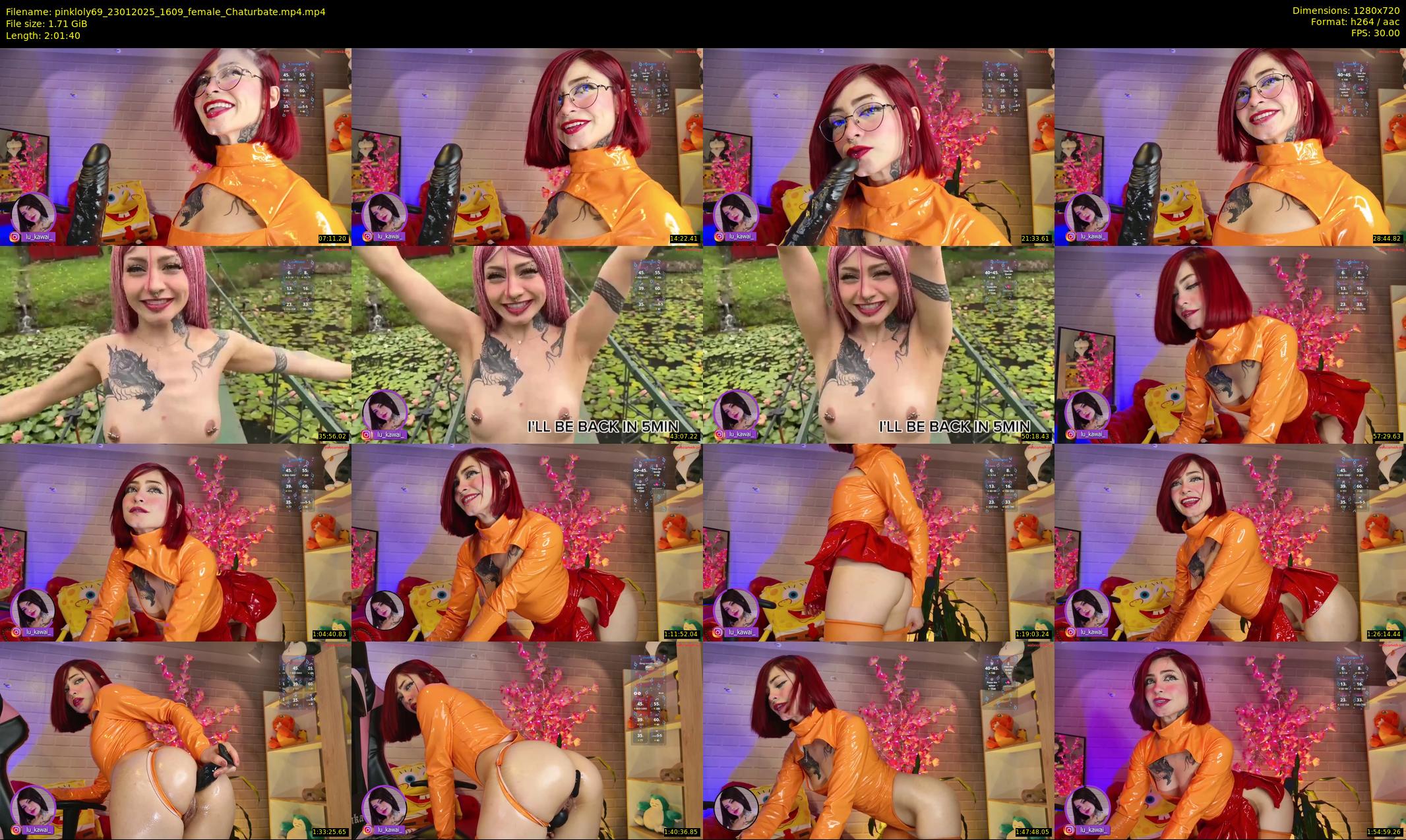 pinkloly69 — 122 minute Chaturbate female cam show recording, 720p, Jan 23, 2025
