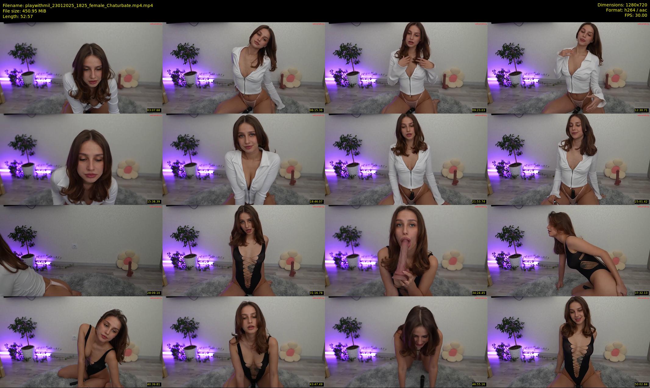 playwithmil — 53 minute Chaturbate couple cam show recording, 720p, Jan 23, 2025