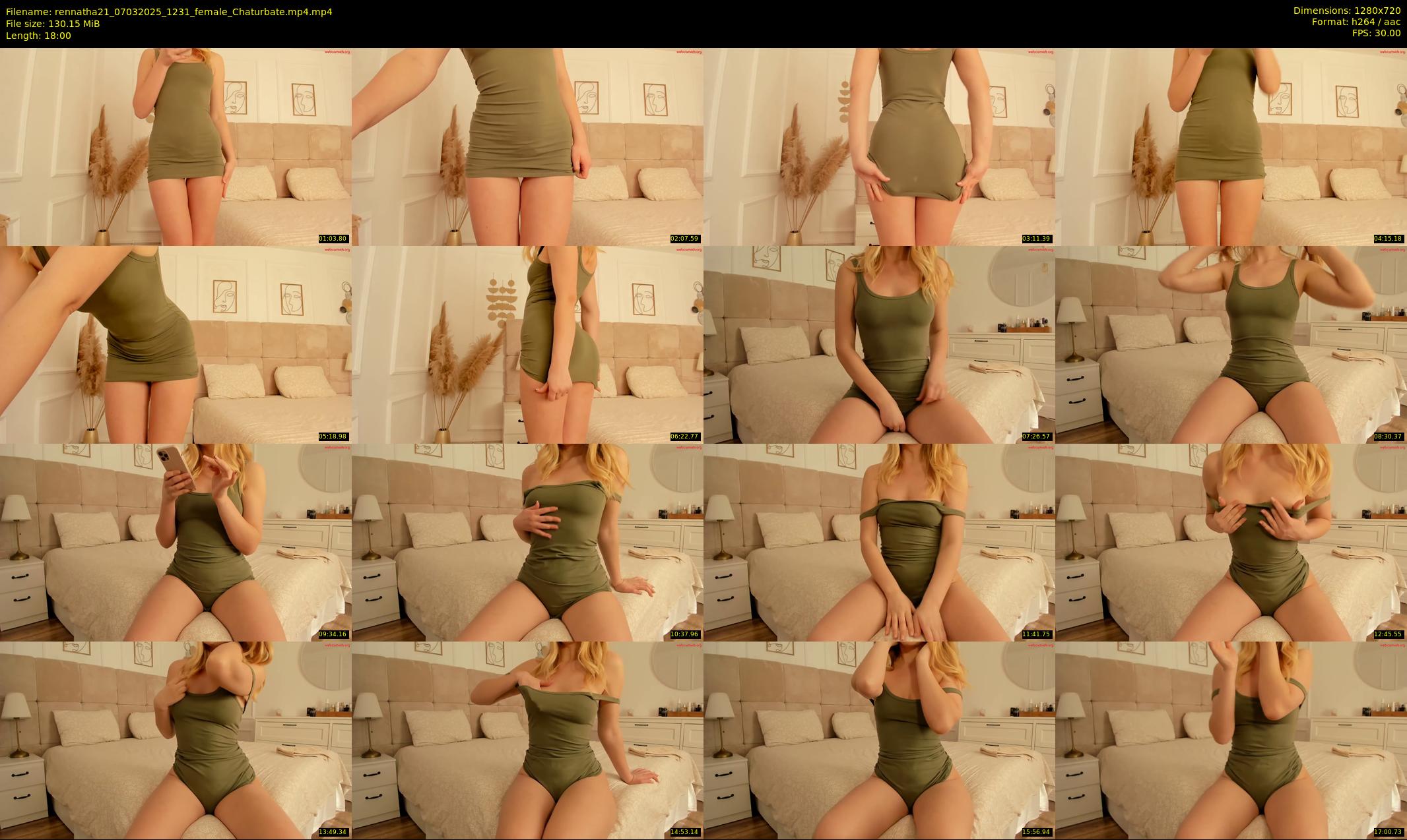 rennatha21 — 18 minute Chaturbate female cam show recording, 720p, Mar 7, 2025