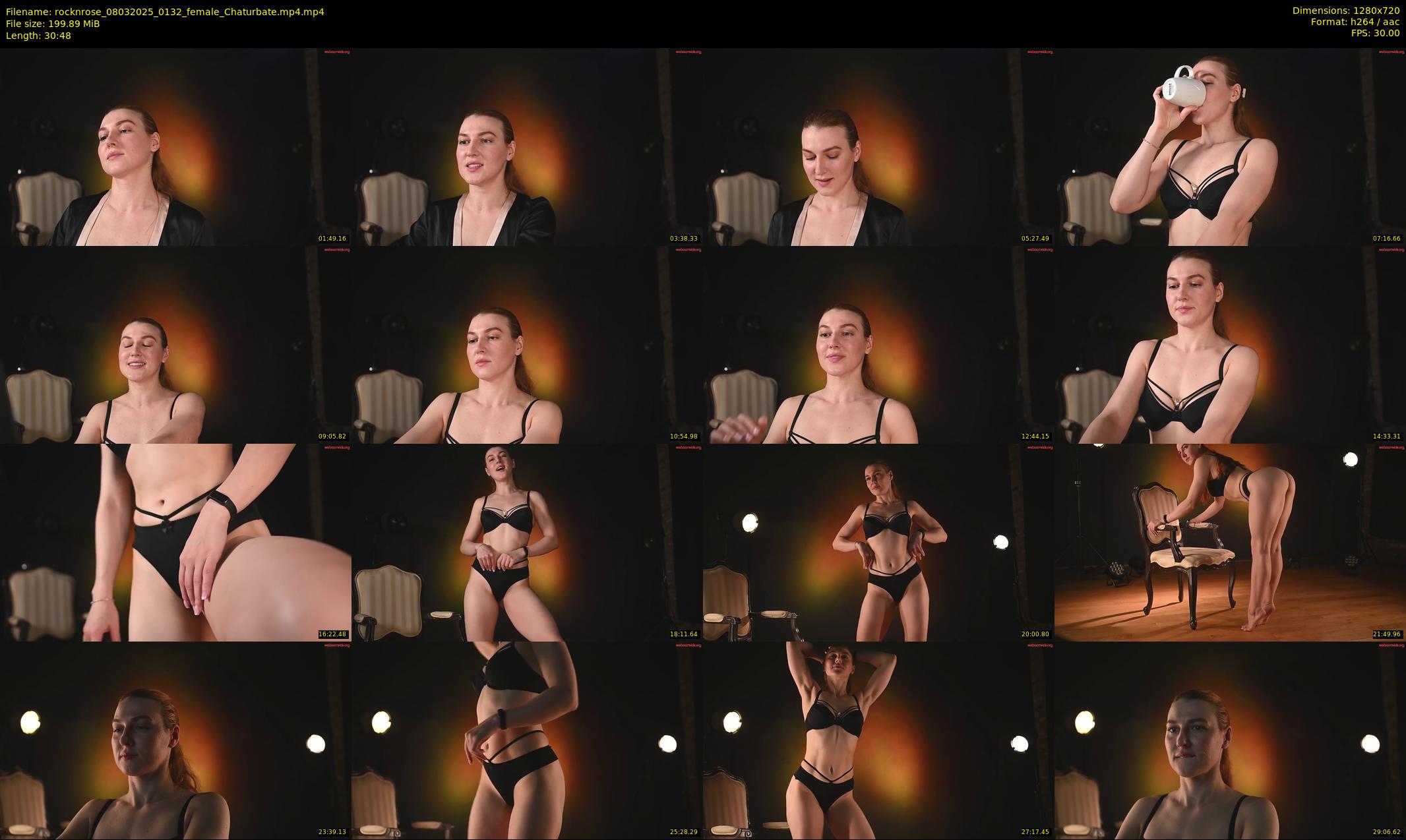 rocknrose — 31 minute Chaturbate female cam show recording, 720p, Mar 8, 2025