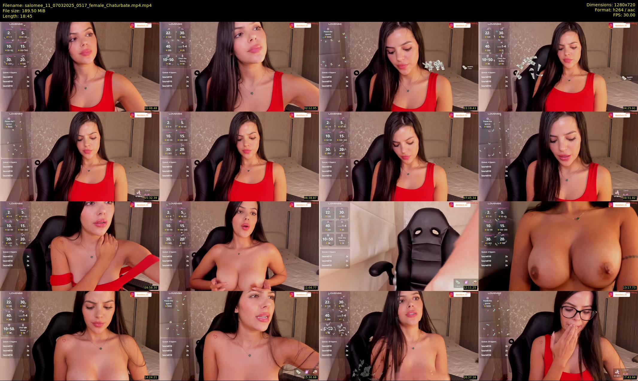 salomee_11 — 19 minute Chaturbate female cam show recording, 720p, Mar 7, 2025