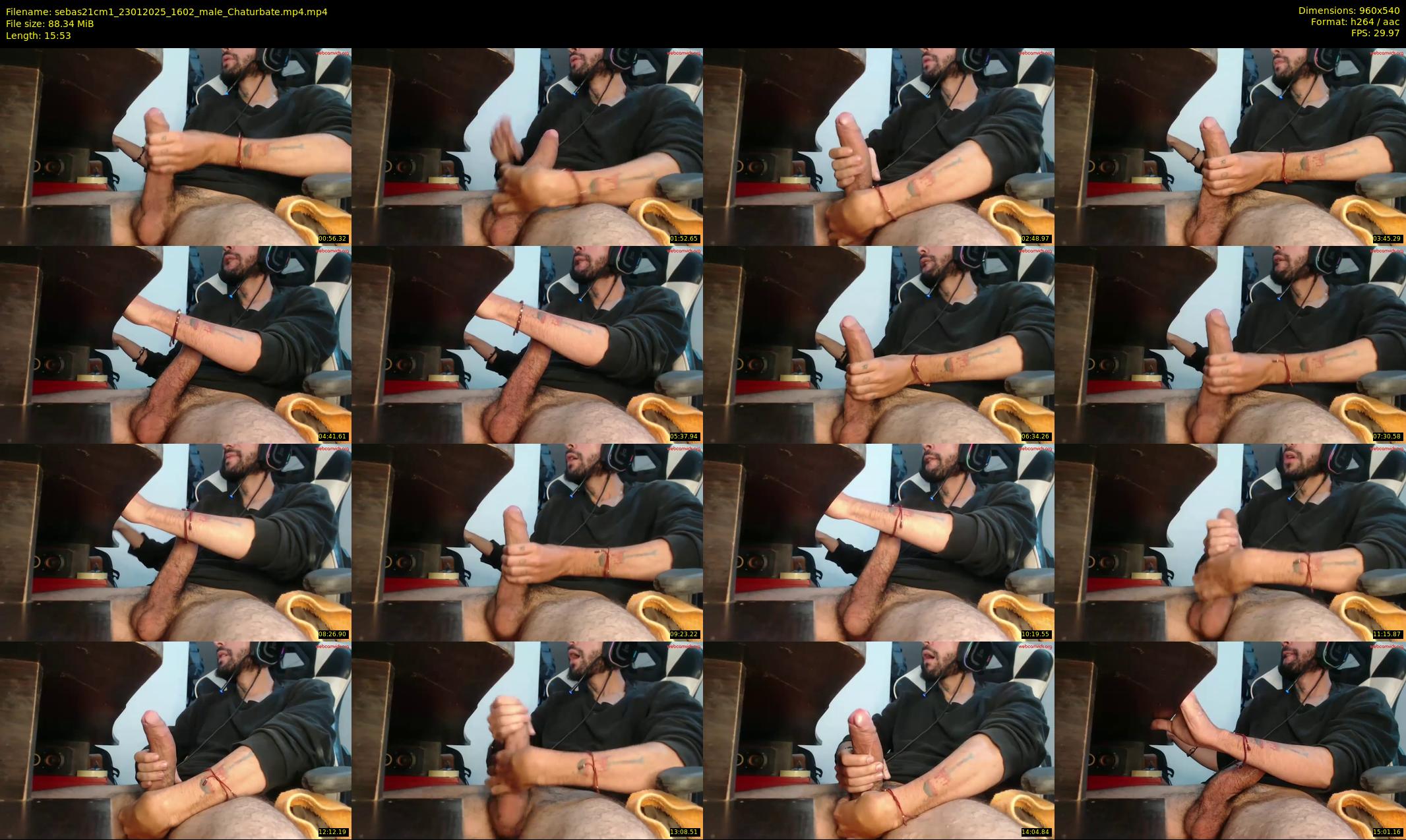 sebas21cm1 — 16 minute Chaturbate male cam show recording, 480p, Jan 23, 2025