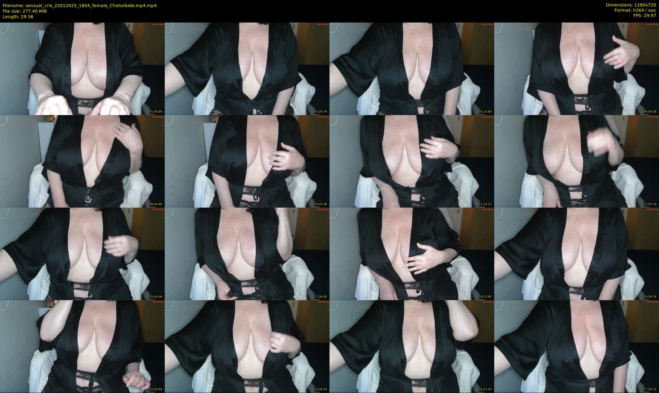 sensual_cris — 30 minute Chaturbate female cam show recording, 720p, Jan 22, 2025