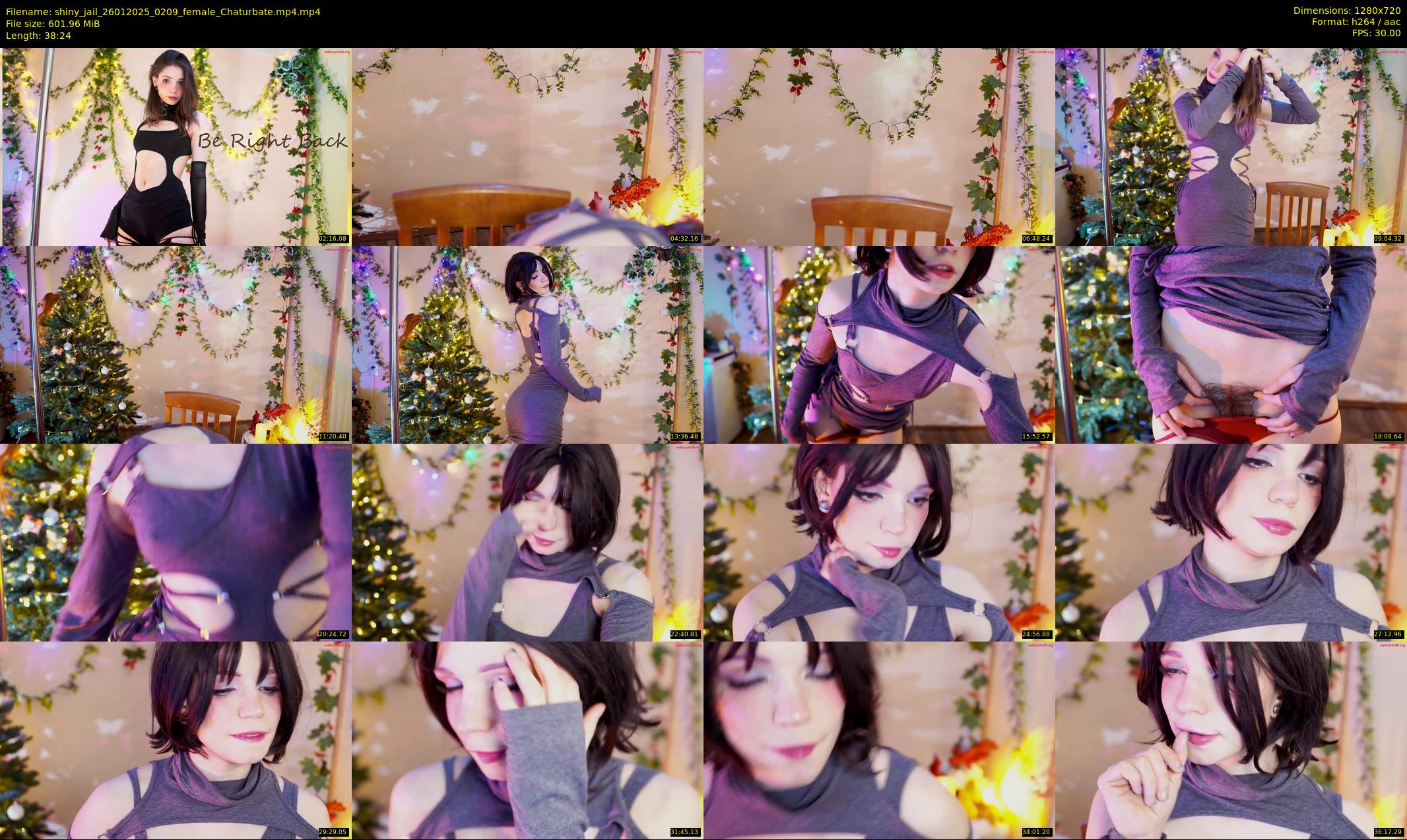 shiny_jail — 39 minute Chaturbate female cam show recording, 720p, Jan 26, 2025