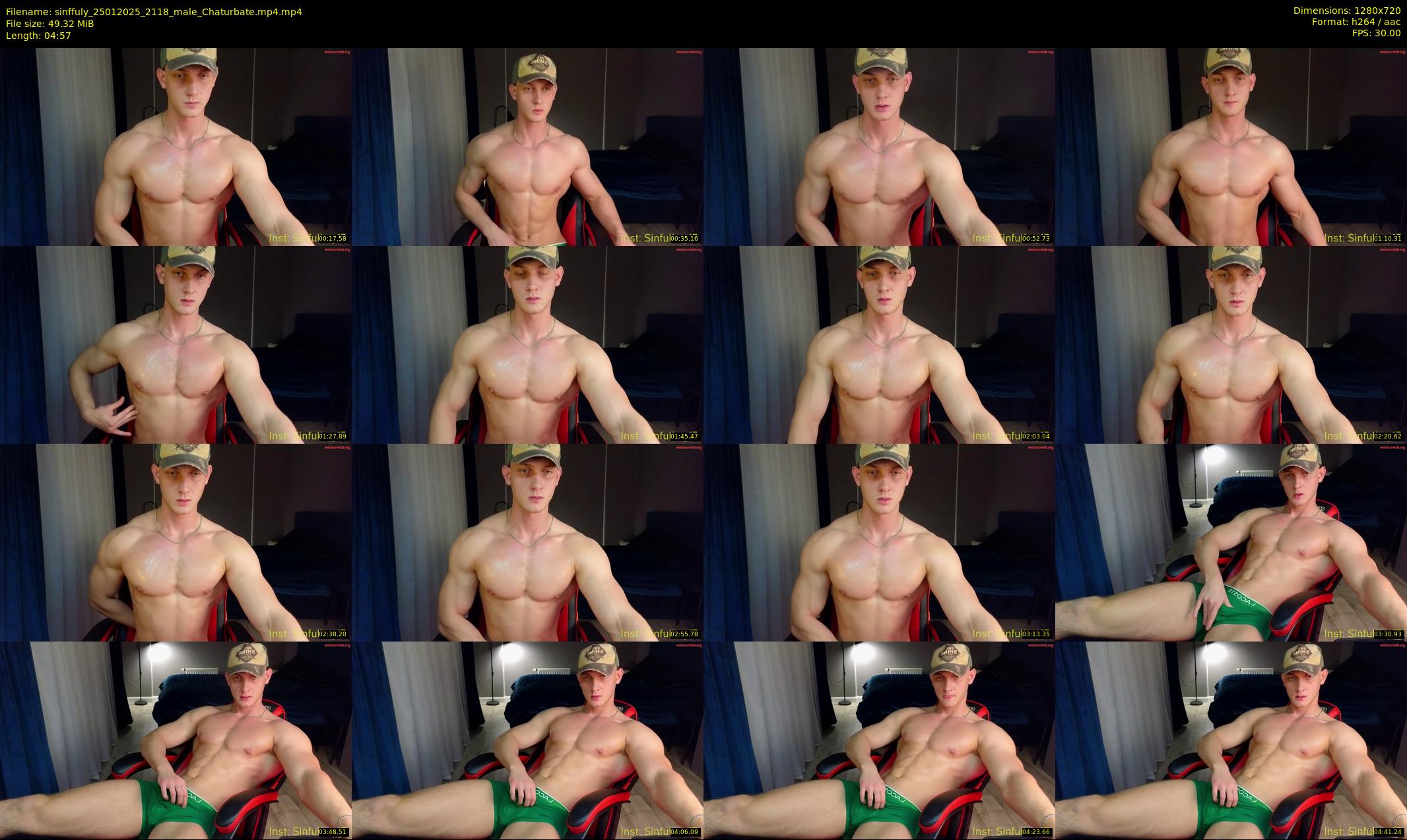 sinffuly — 5 minute Chaturbate male cam show recording, 720p, Jan 25, 2025