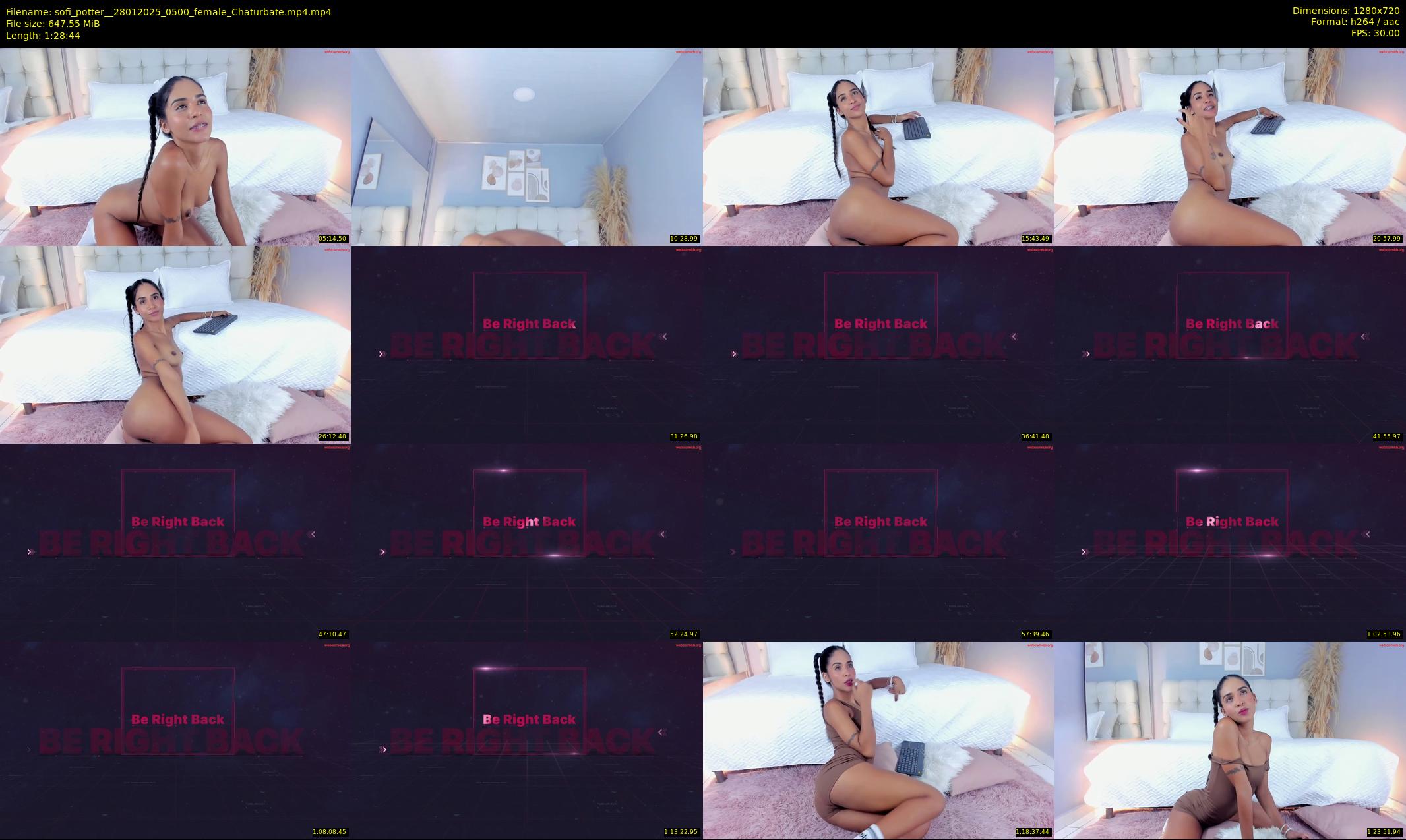 sofi_potter_ — 89 minute Chaturbate female cam show recording, 720p, Jan 28, 2025