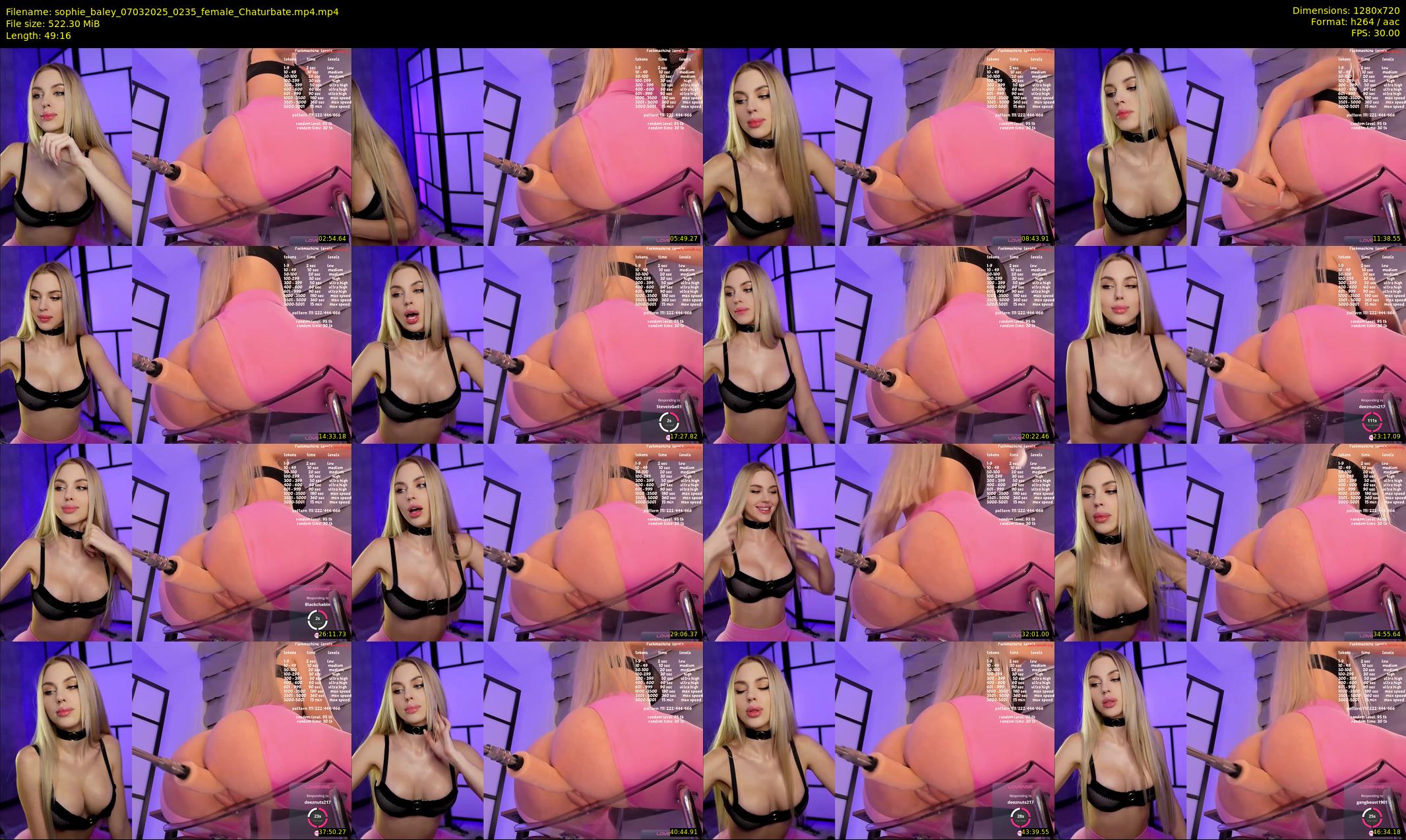 sophie_baley — 50 minute Chaturbate female cam show recording, 720p, Mar 7, 2025