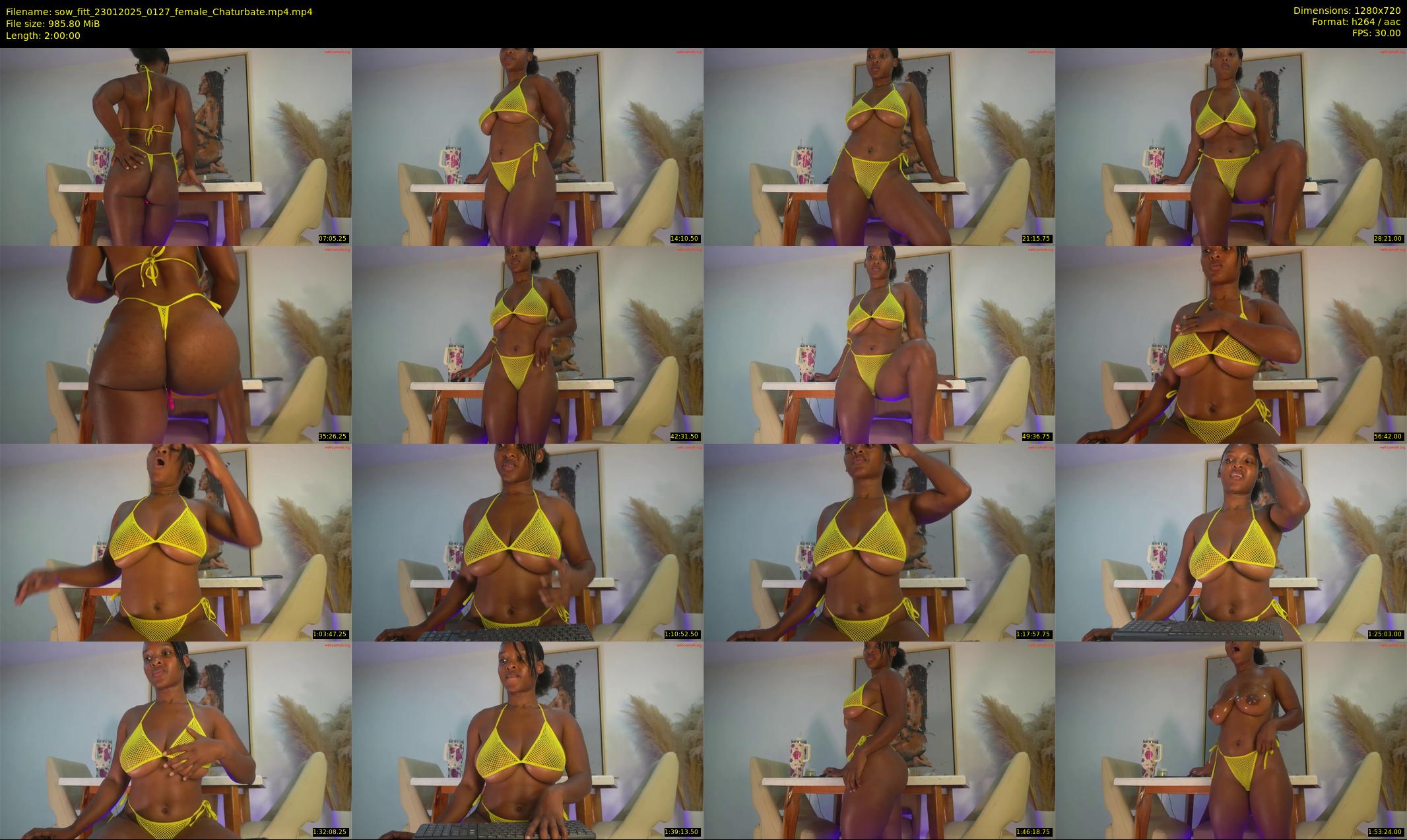 sow_fitt — 120 minute Chaturbate female cam show recording, 720p, Jan 23, 2025