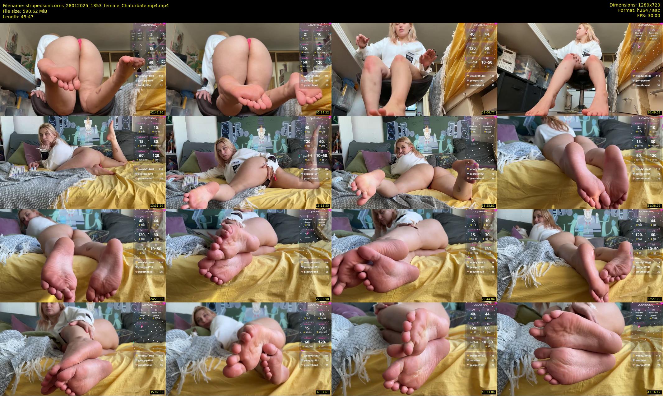 strupedsunicorns — 46 minute Chaturbate couple cam show recording, 720p, Jan 28, 2025