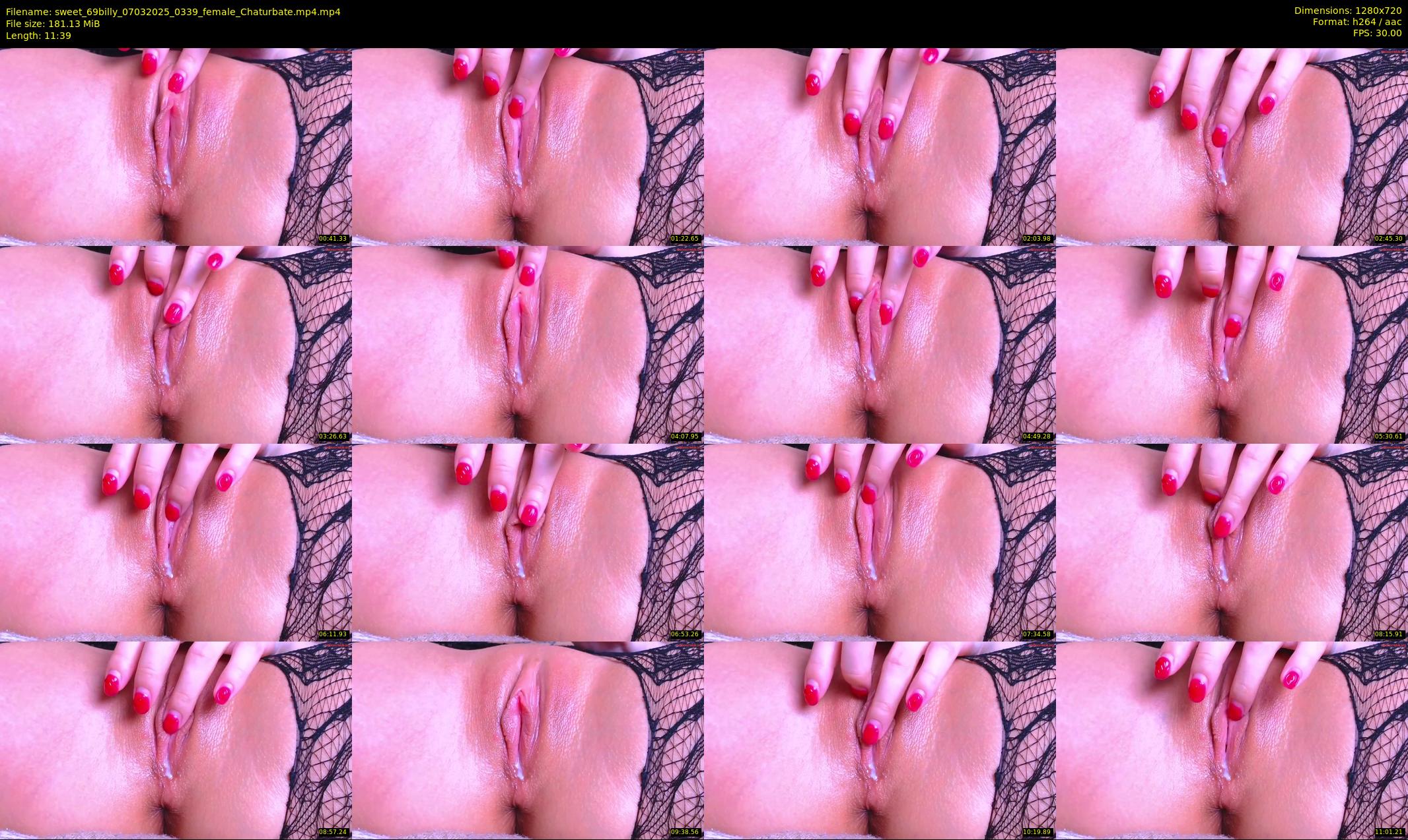 sweet_69billy — 12 minute Chaturbate female cam show recording, 720p, Mar 7, 2025