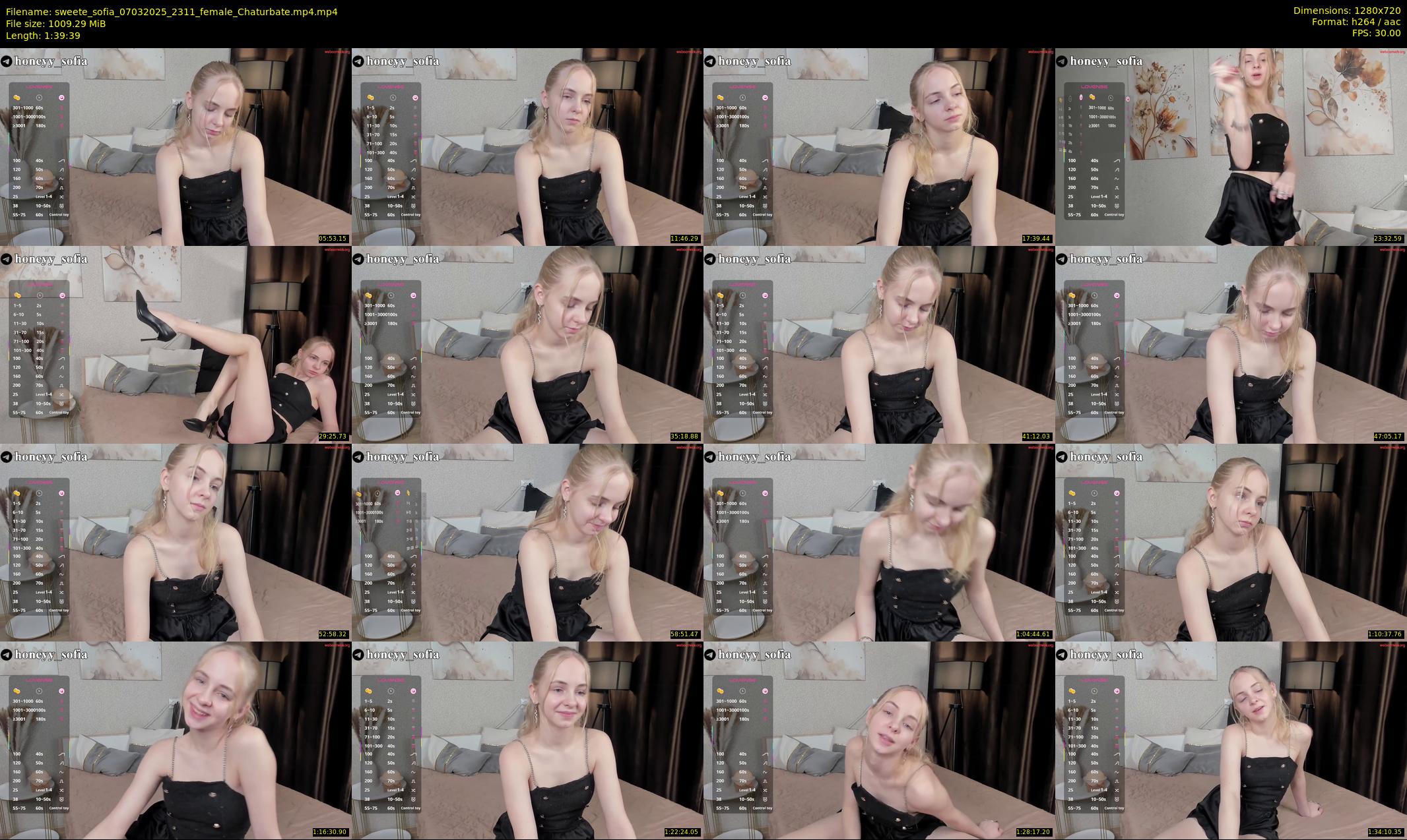 sweete_sofia — 100 minute Chaturbate female cam show recording, 720p, Mar 7, 2025