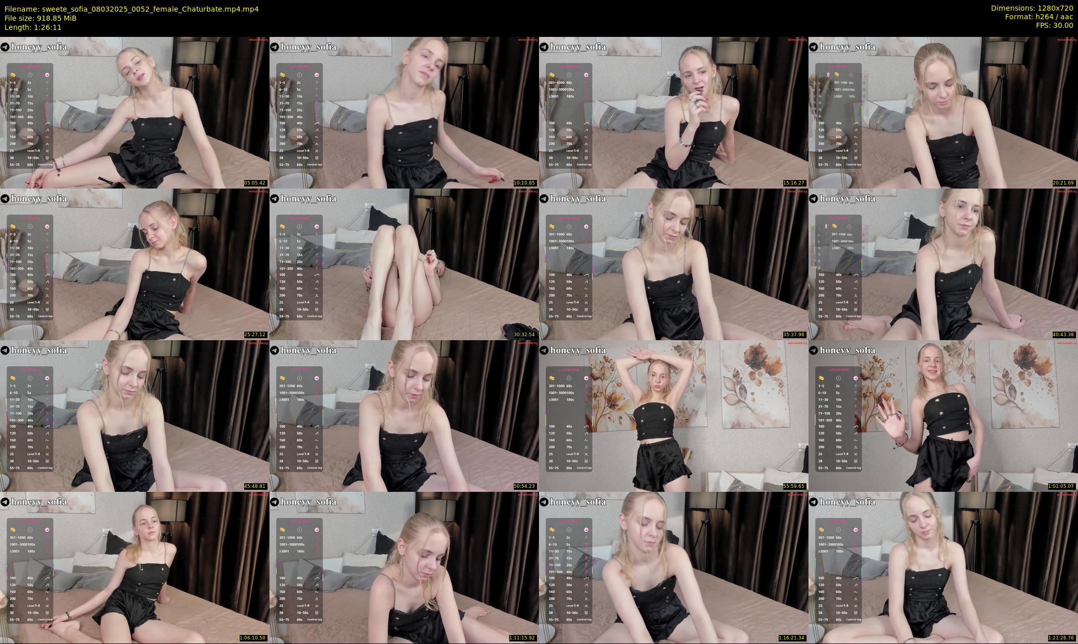 sweete_sofia — 87 minute Chaturbate female cam show recording, 720p, Mar 8, 2025