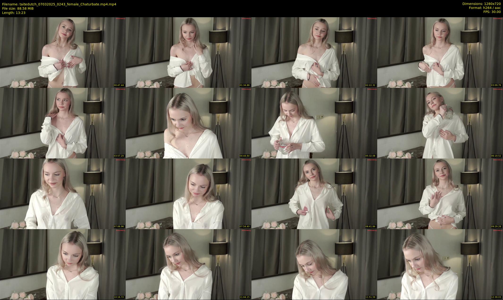 taitedutch — 14 minute Chaturbate female cam show recording, 720p, Mar 7, 2025