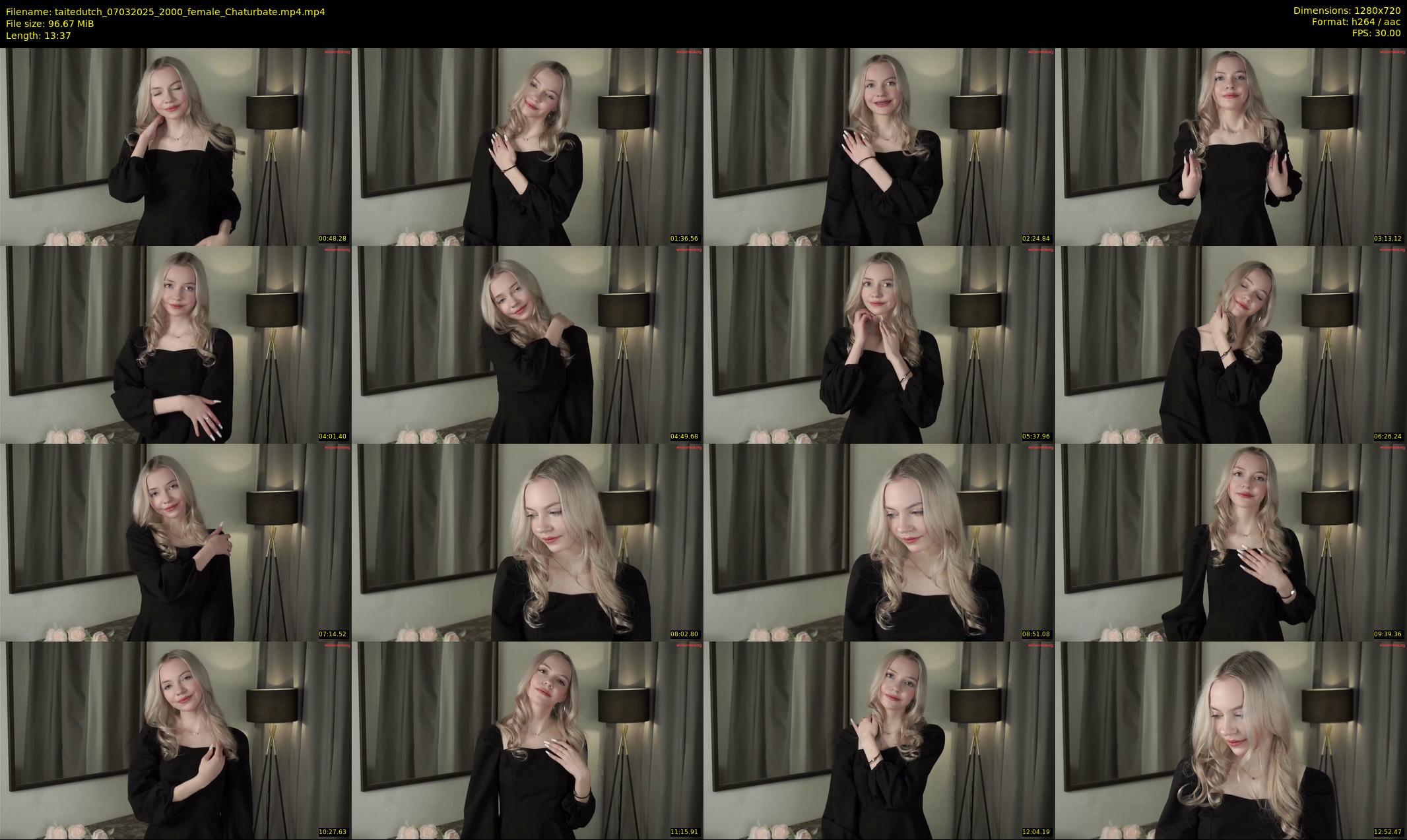 taitedutch — 14 minute Chaturbate female cam show recording, 720p, Mar 7, 2025