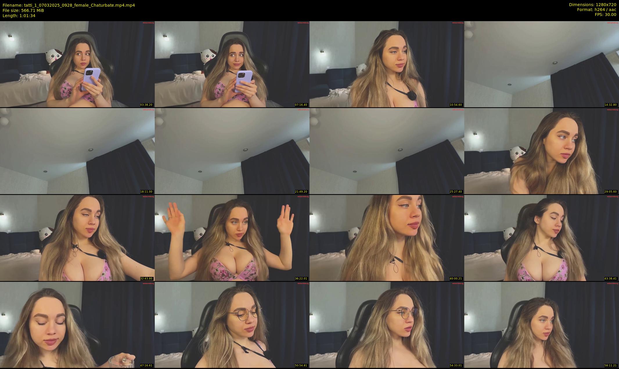 tatti_1 — 62 minute Chaturbate female cam show recording, 720p, Mar 7, 2025