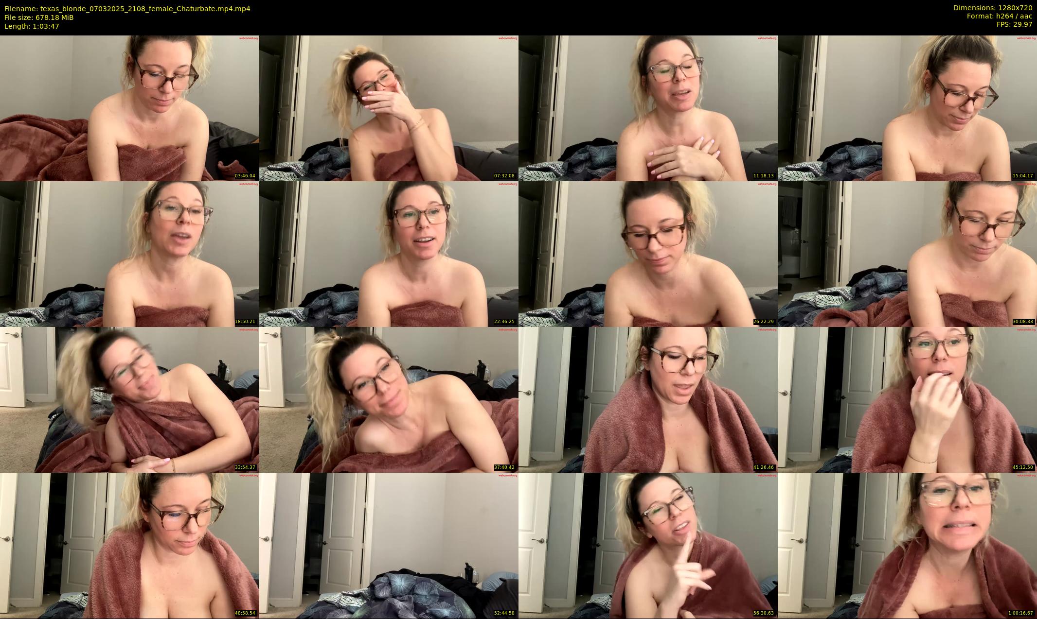 texas_blonde — 64 minute Chaturbate female cam show recording, 720p, Mar 7, 2025