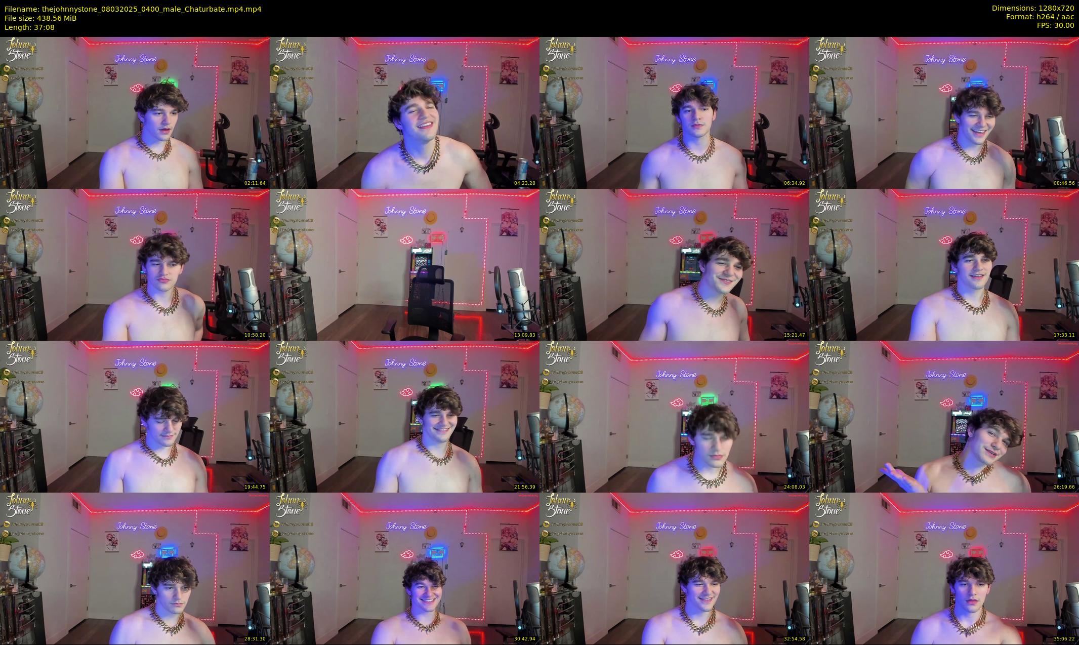 thejohnnystone — 38 minute Chaturbate male cam show recording, 720p, Mar 8, 2025