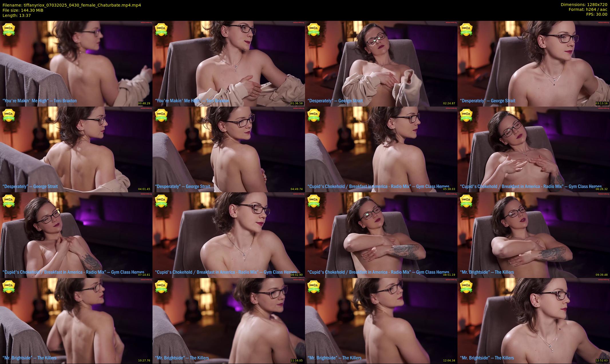 tiffanyriox — 14 minute Chaturbate female cam show recording, 720p, Mar 7, 2025